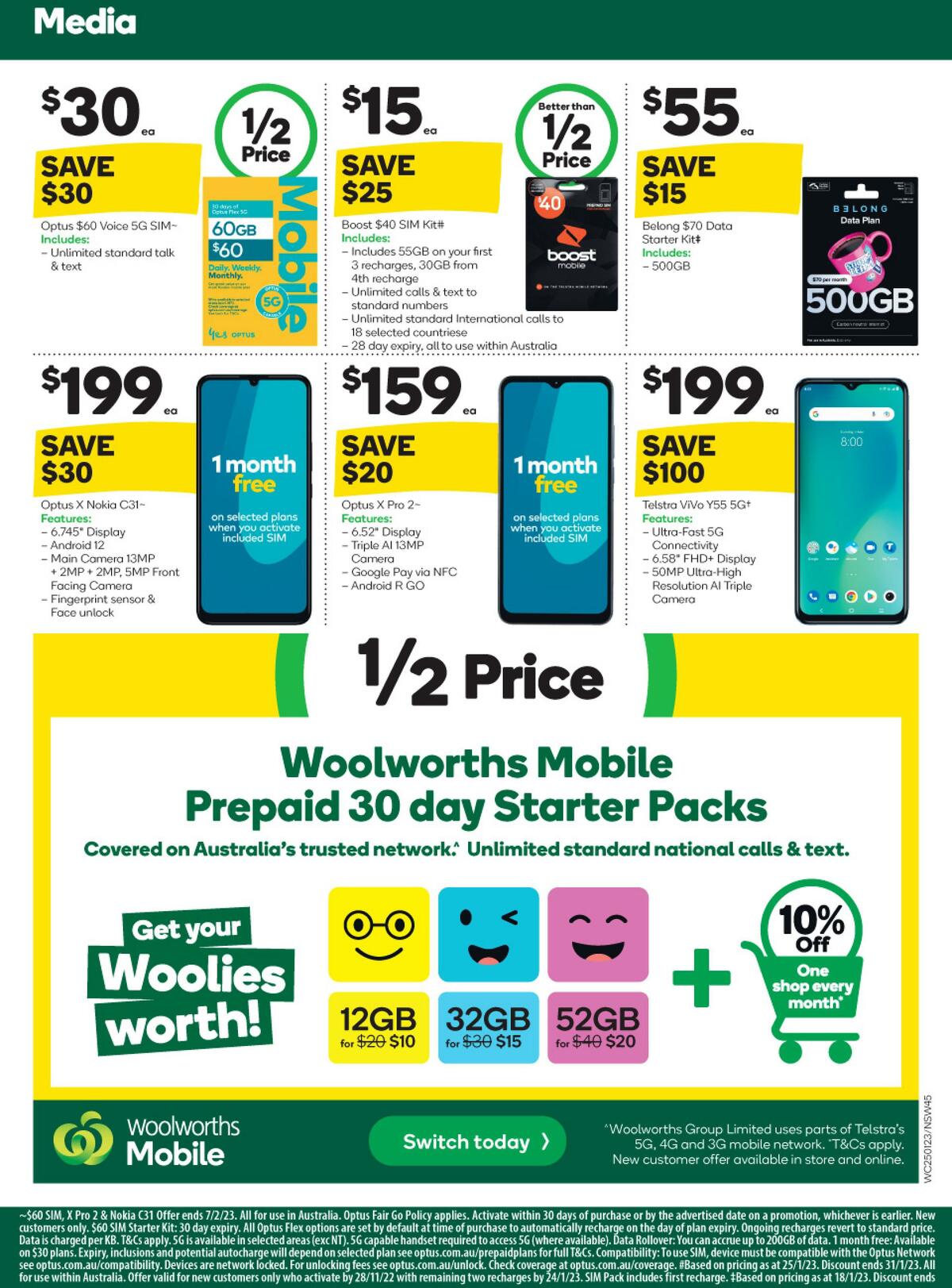 Woolworths Catalogues from 25 January