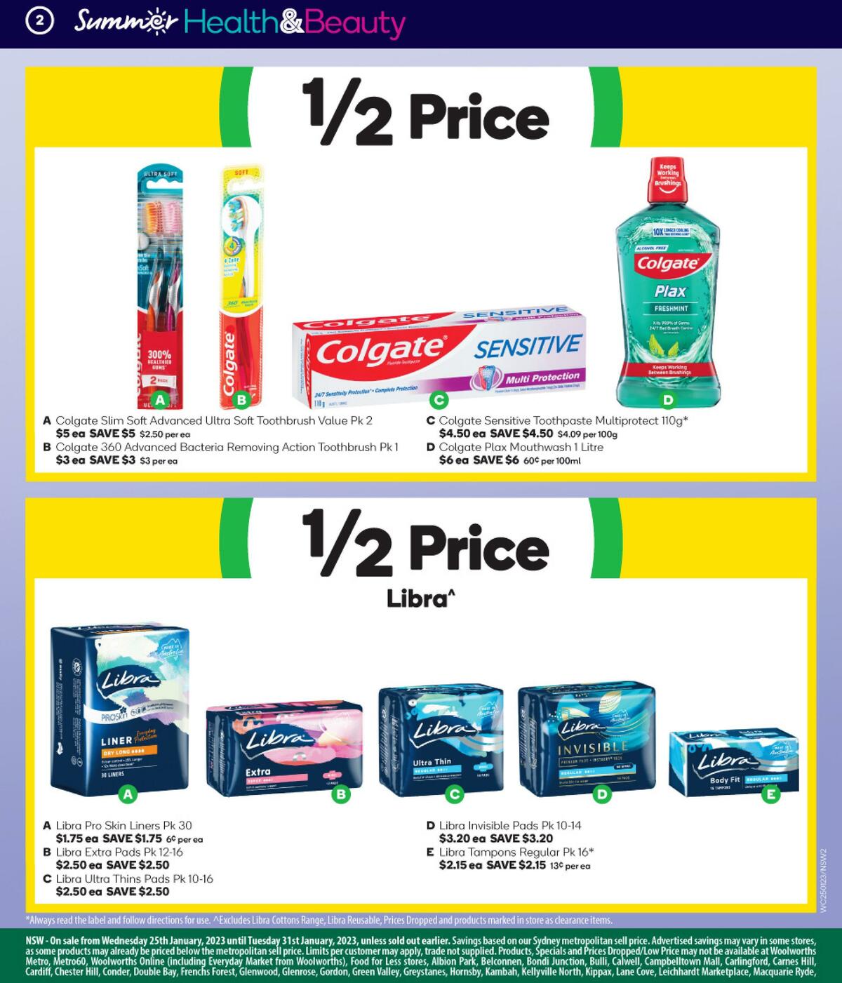 Woolworths Health & Beauty Catalogues from 25 January