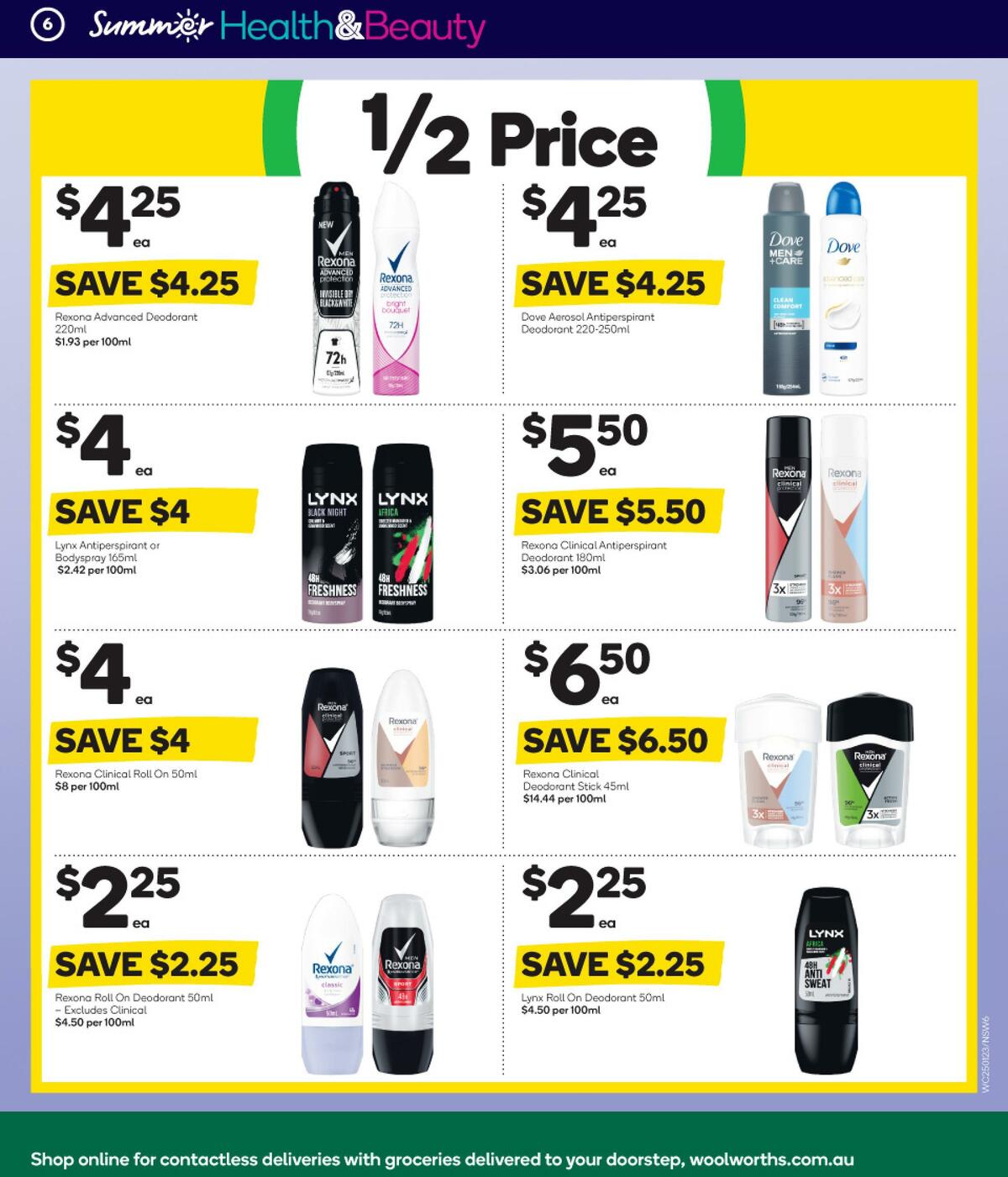 Woolworths Health & Beauty Catalogues from 25 January