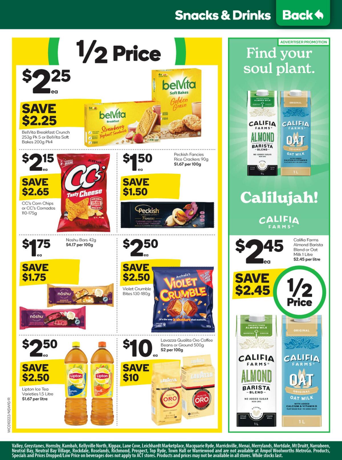Woolworths Catalogues from 1 February