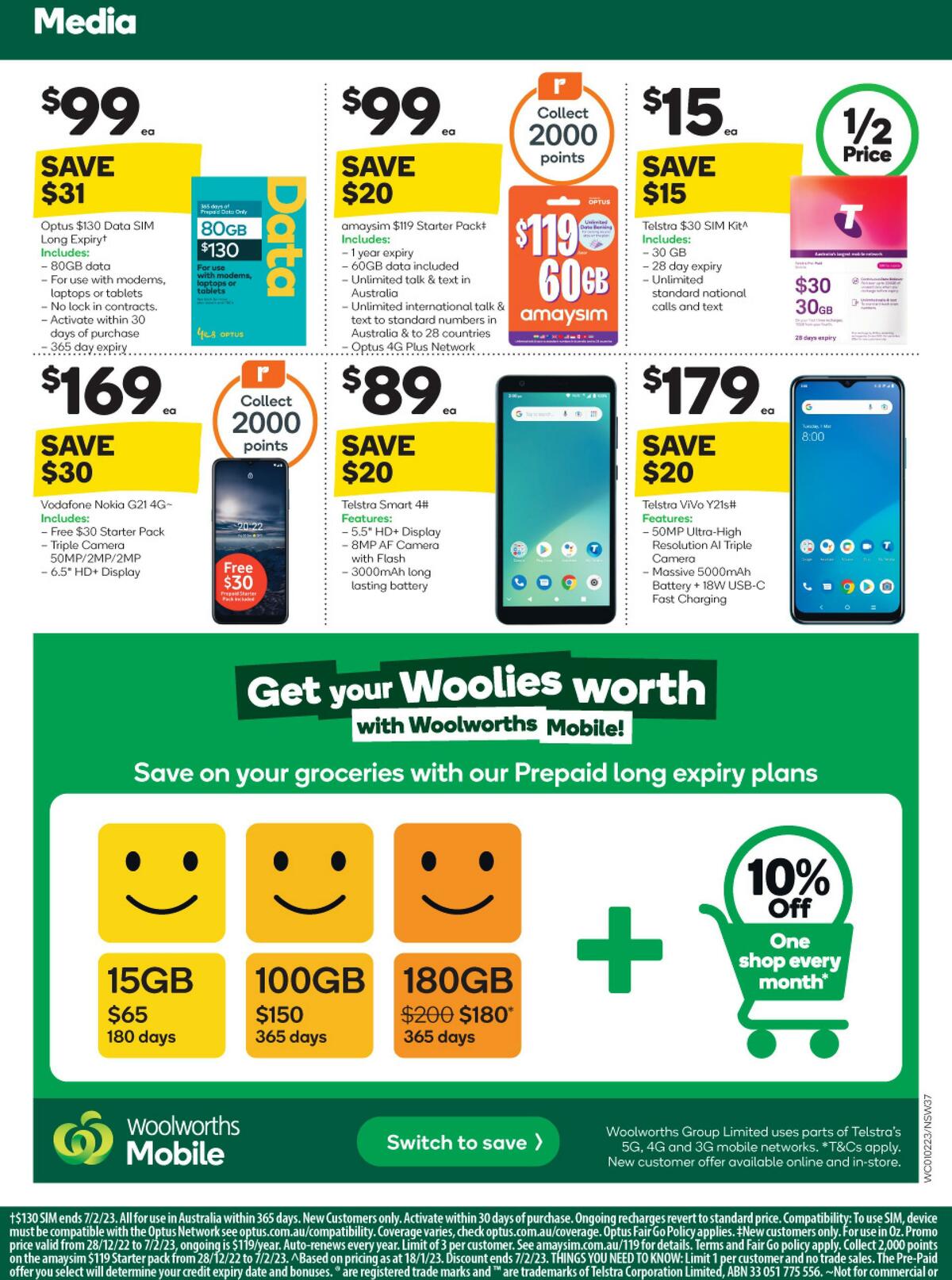 Woolworths Catalogues from 1 February