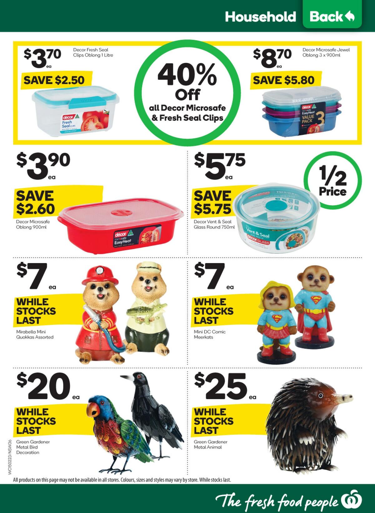 Woolworths Catalogues from 15 February