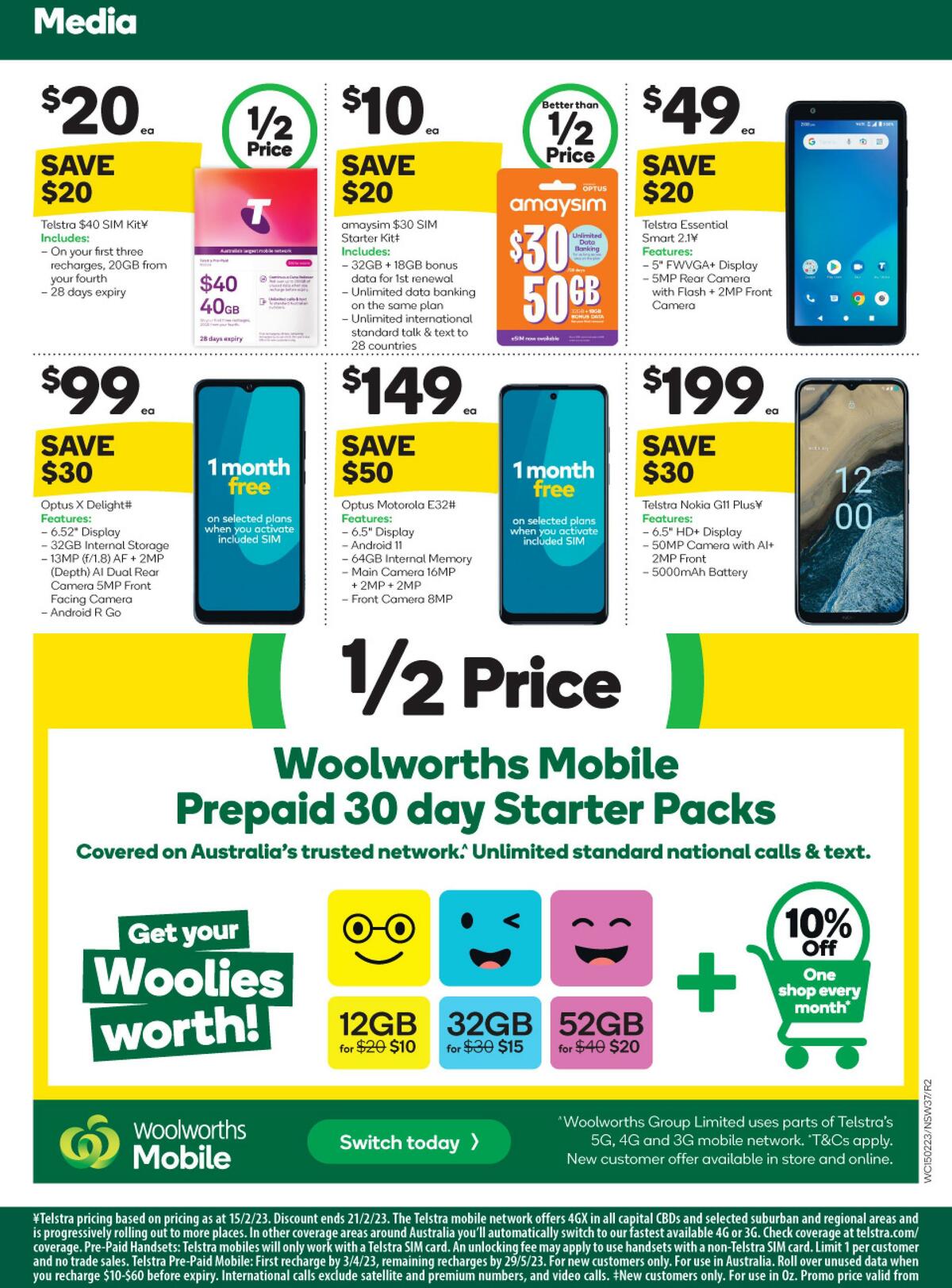 Woolworths Catalogues from 15 February