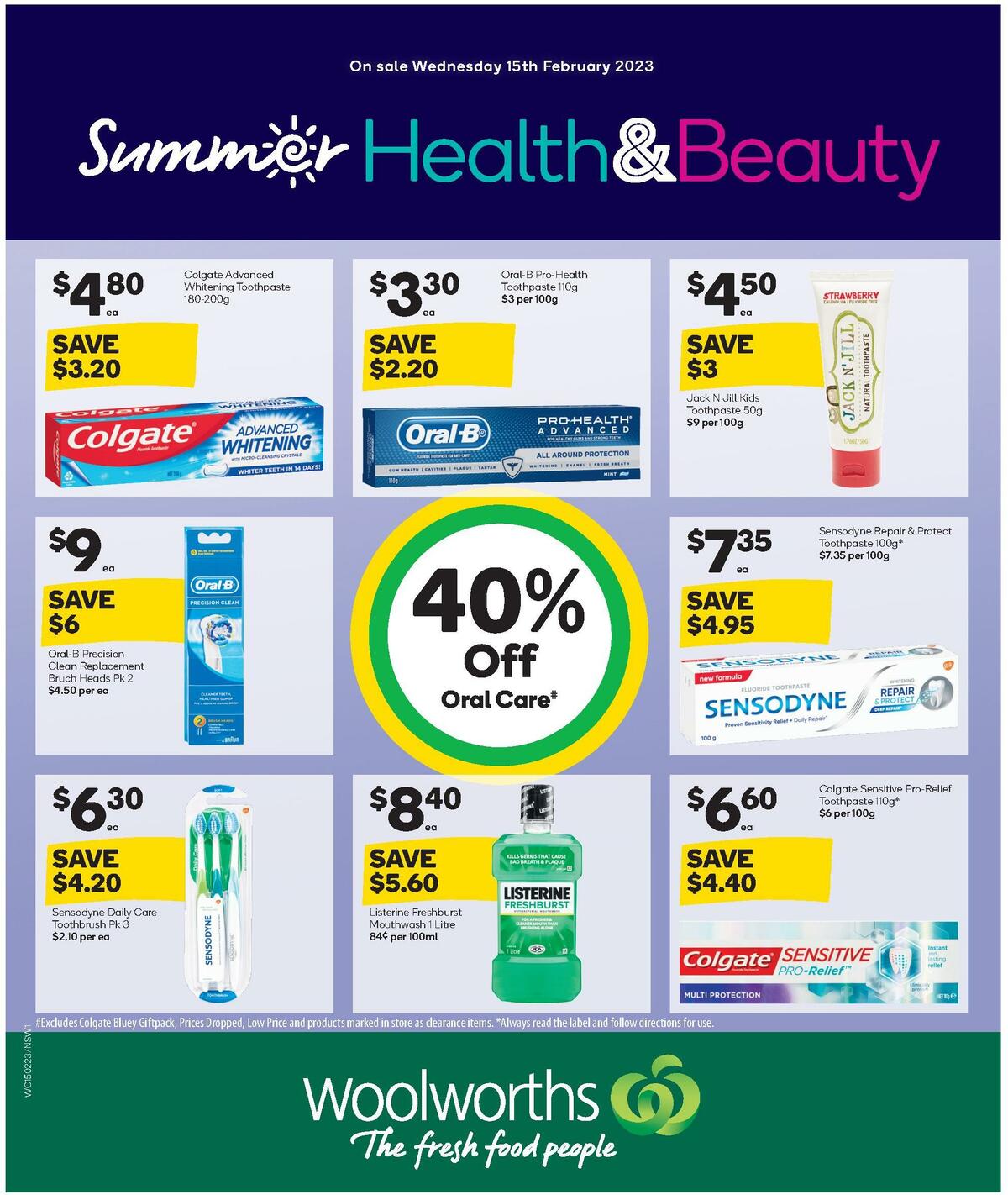 Woolworths Summer Health & Beauty Catalogues from 15 February