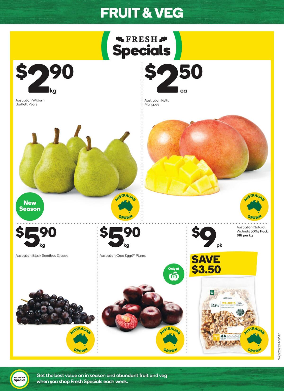 Woolworths Catalogues from 22 February