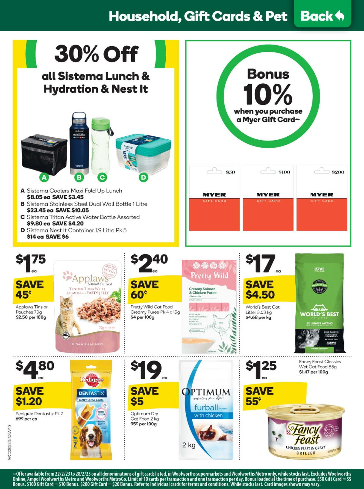 Woolworths Catalogues from 22 February