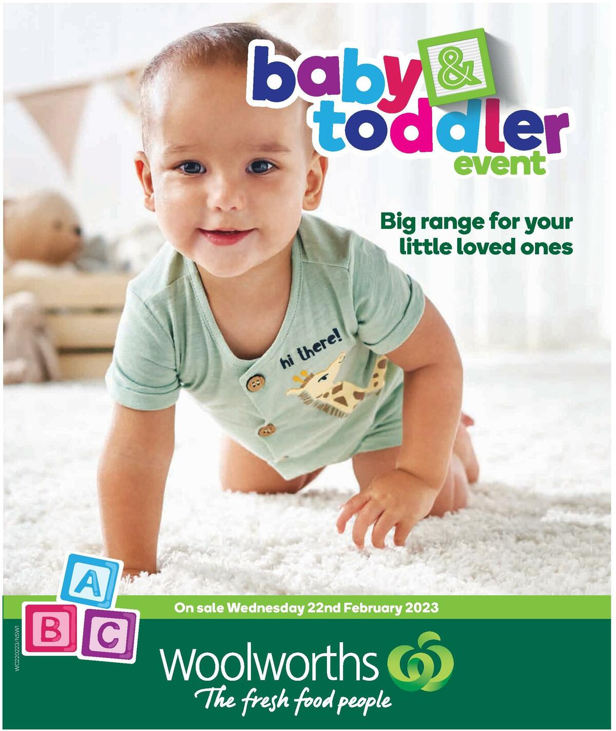Woolworths Baby & Toddler Event Catalogues from 22 February