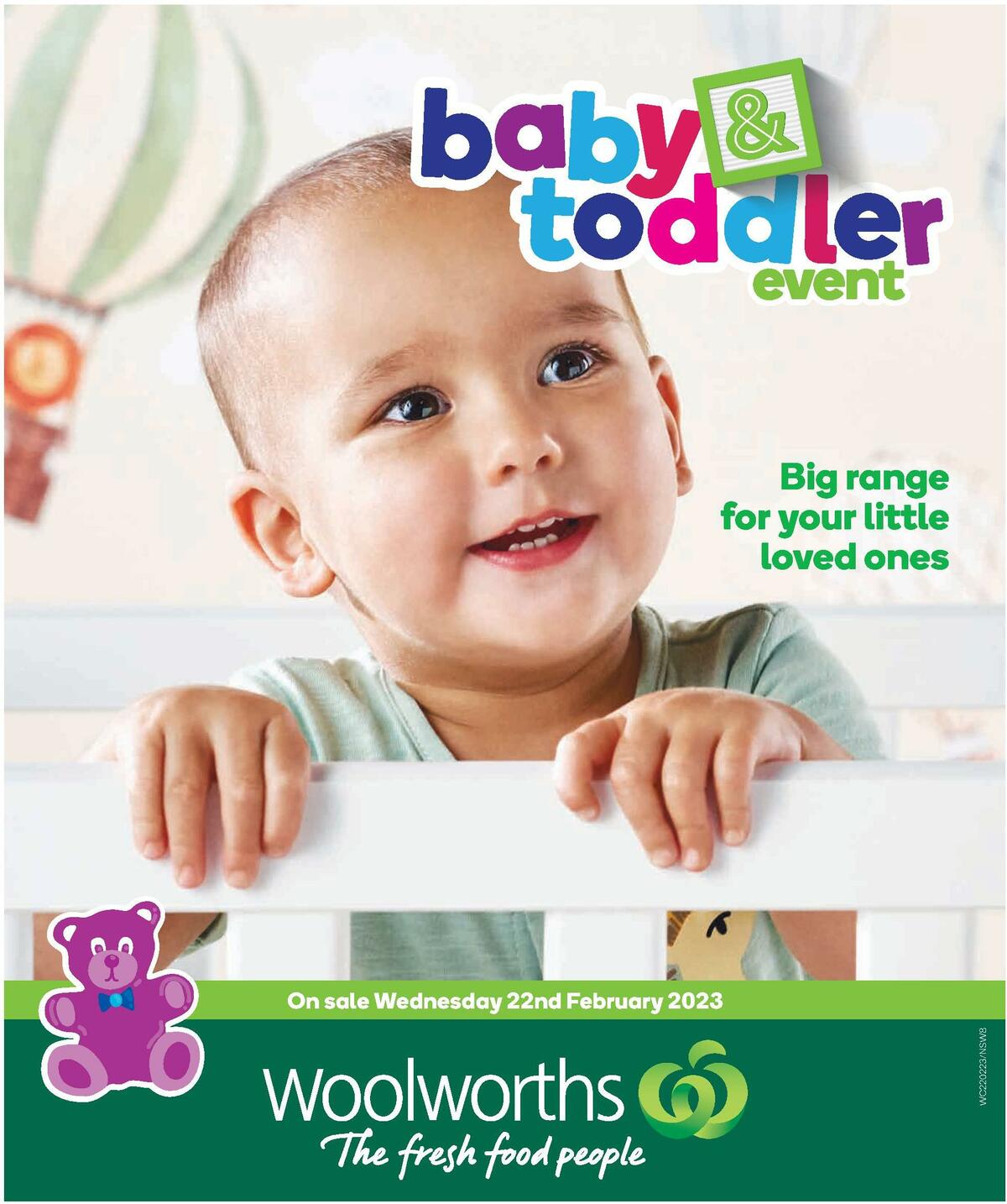 Woolworths Baby & Toddler Event Catalogues from 22 February