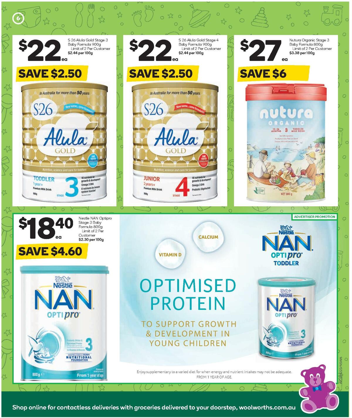 Woolworths Baby & Toddler Event Catalogues from 22 February