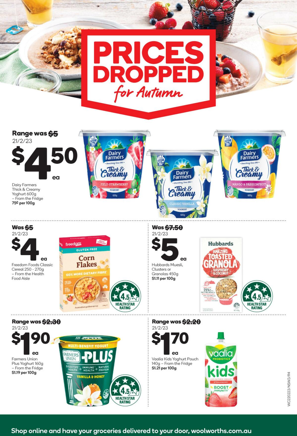 Woolworths Autumn Savings Catalogues from 22 February
