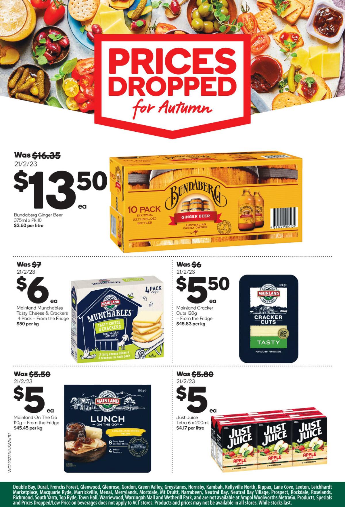 Woolworths Autumn Savings Catalogues from 22 February