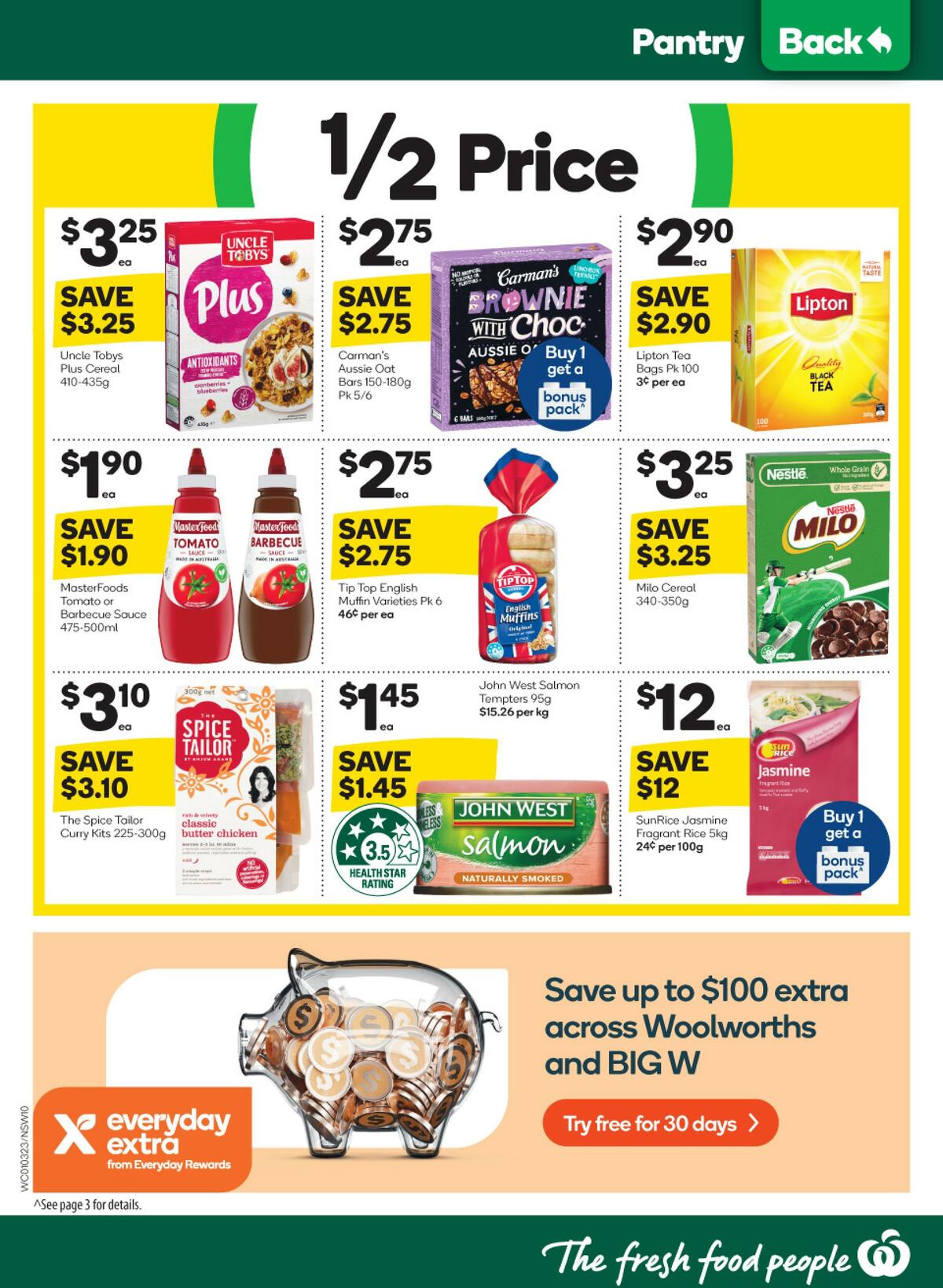 Woolworths Catalogues from 1 March