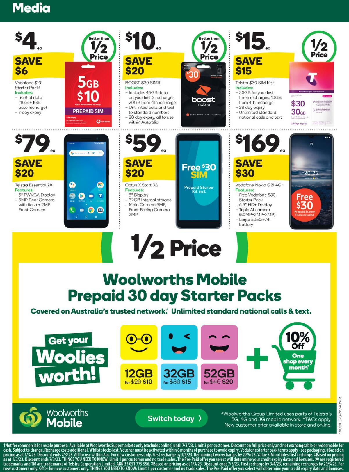 Woolworths Catalogues from 1 March