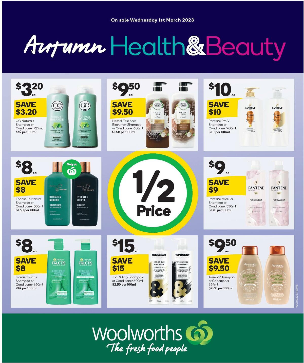 Woolworths Autumn Health & Beauty Catalogues from 1 March