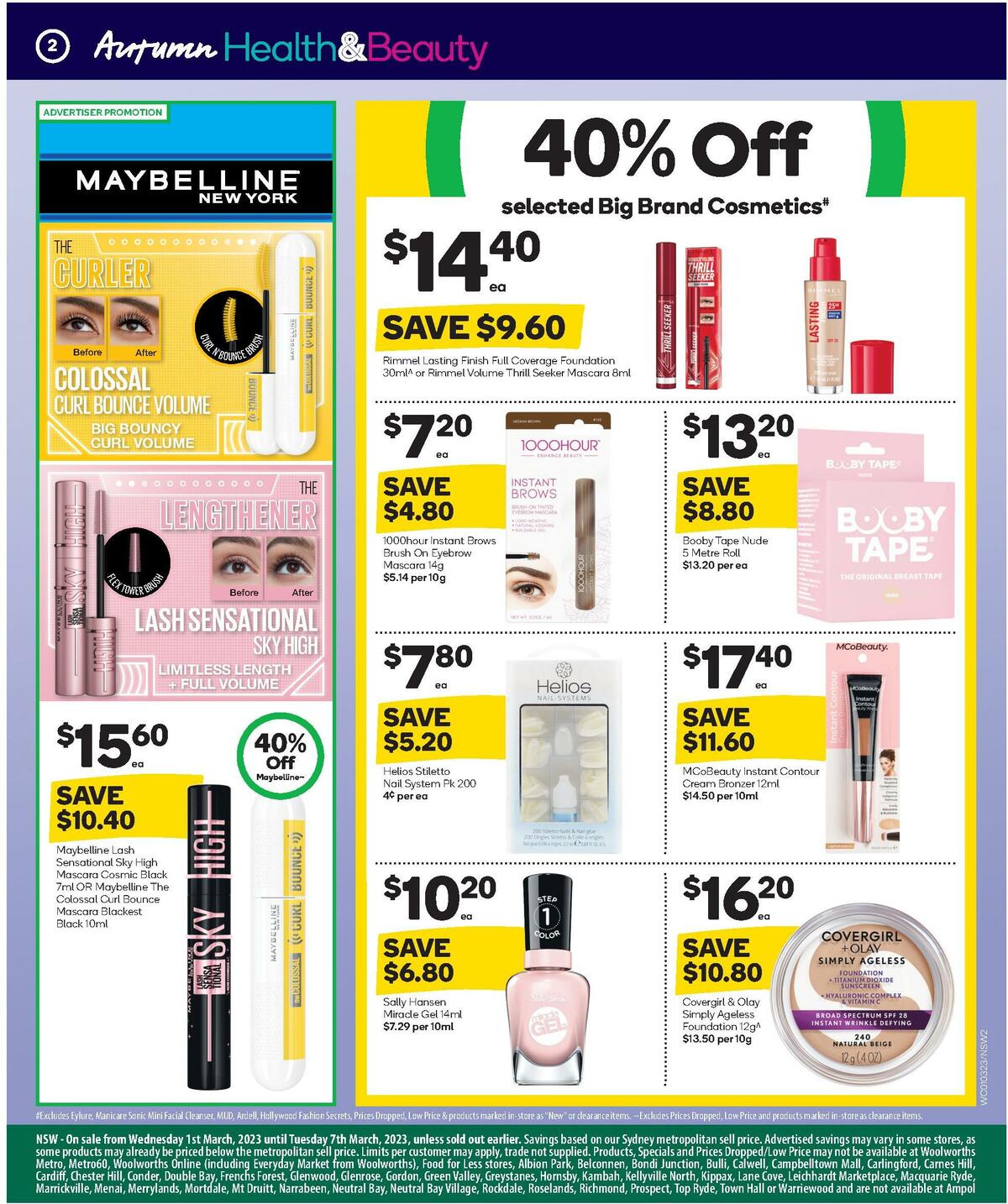 Woolworths Autumn Health & Beauty Catalogues from 1 March