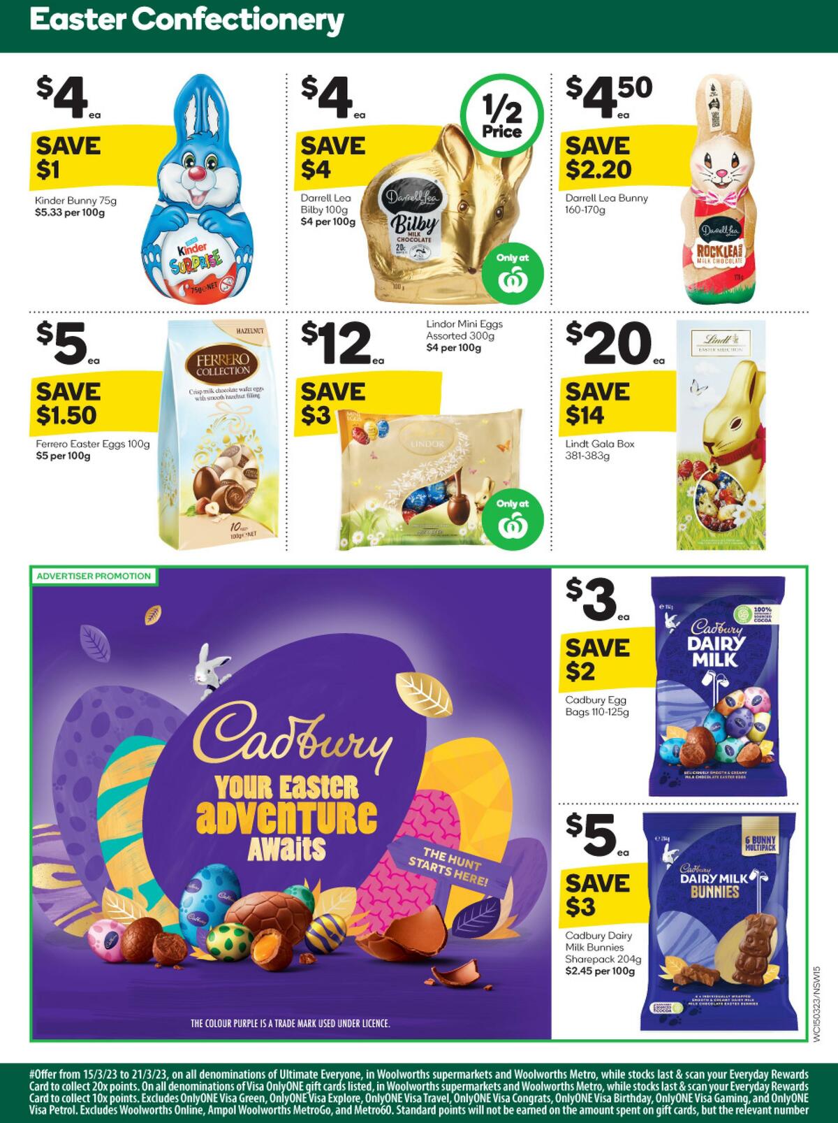 Woolworths Catalogues from 15 March