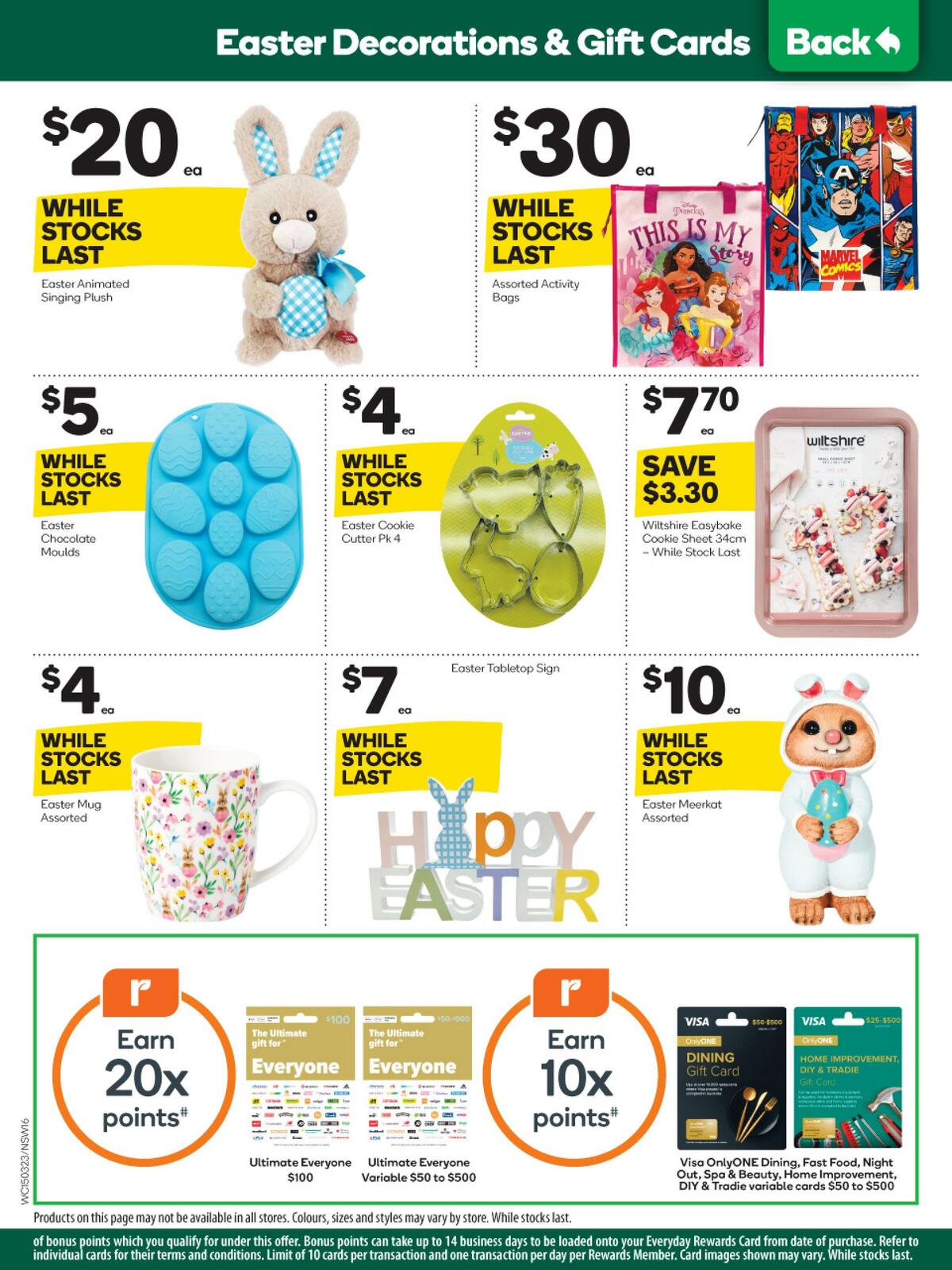 Woolworths Catalogues from 15 March