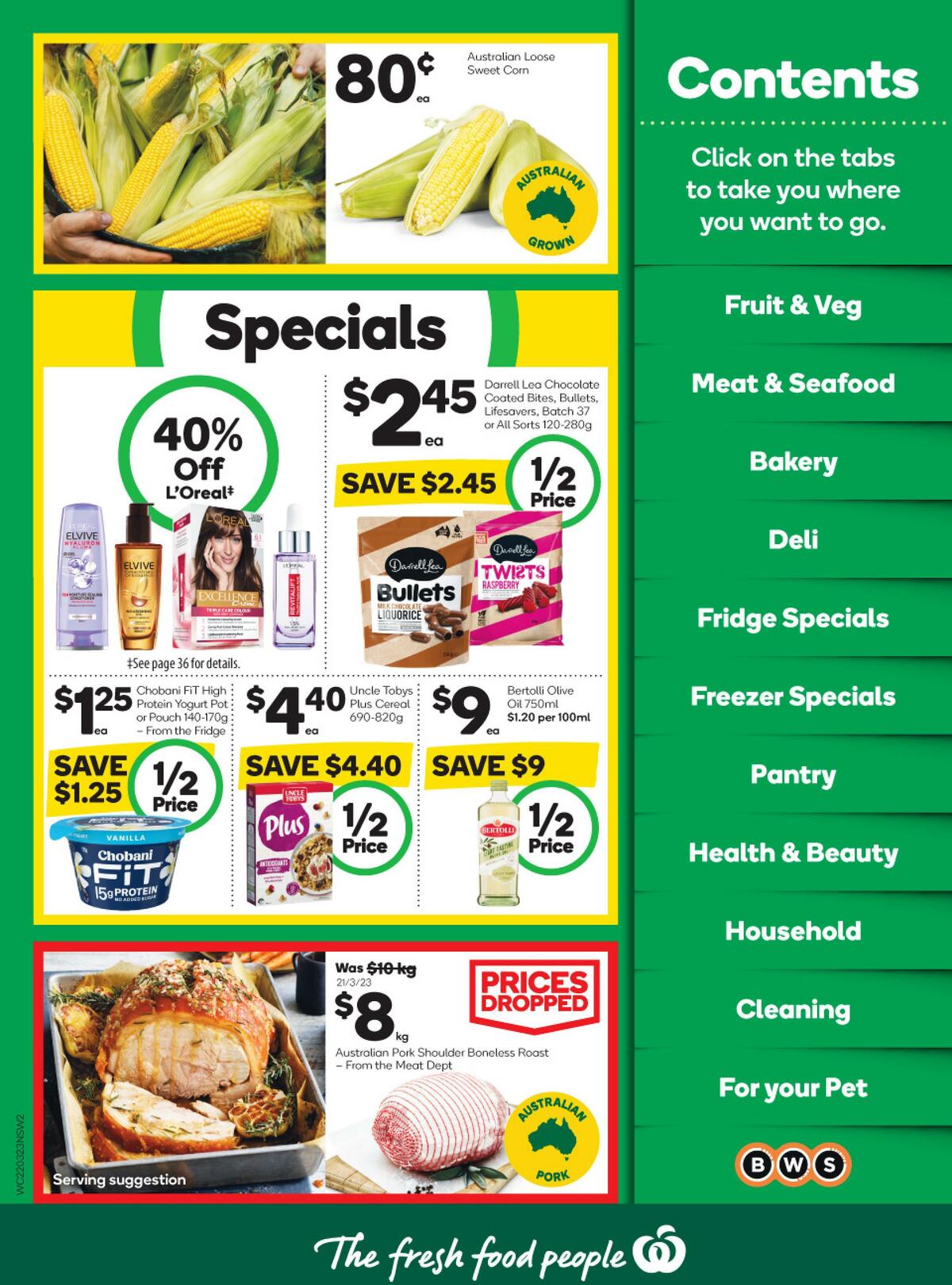 Woolworths Catalogues from 22 March