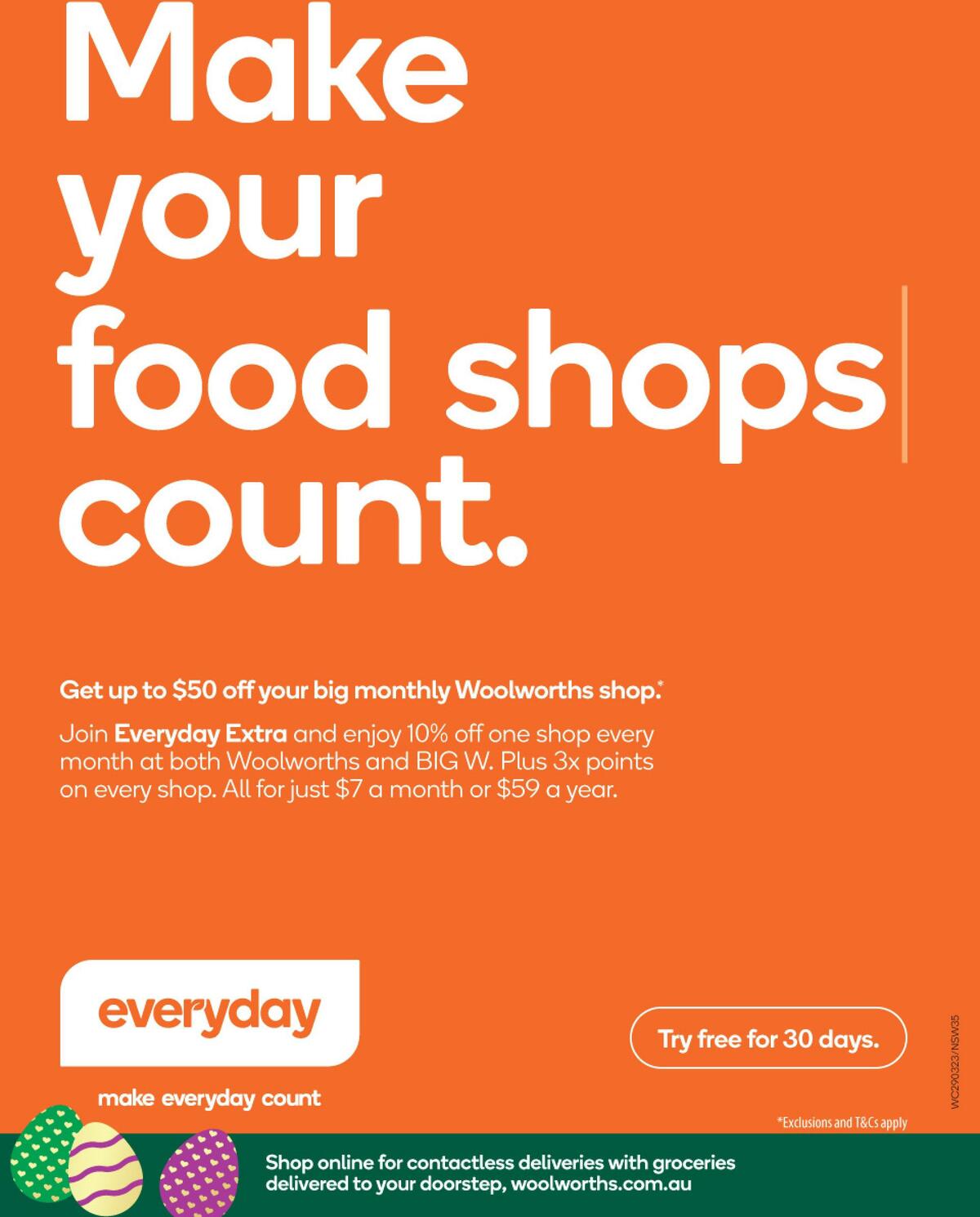 Woolworths Catalogues from 29 March