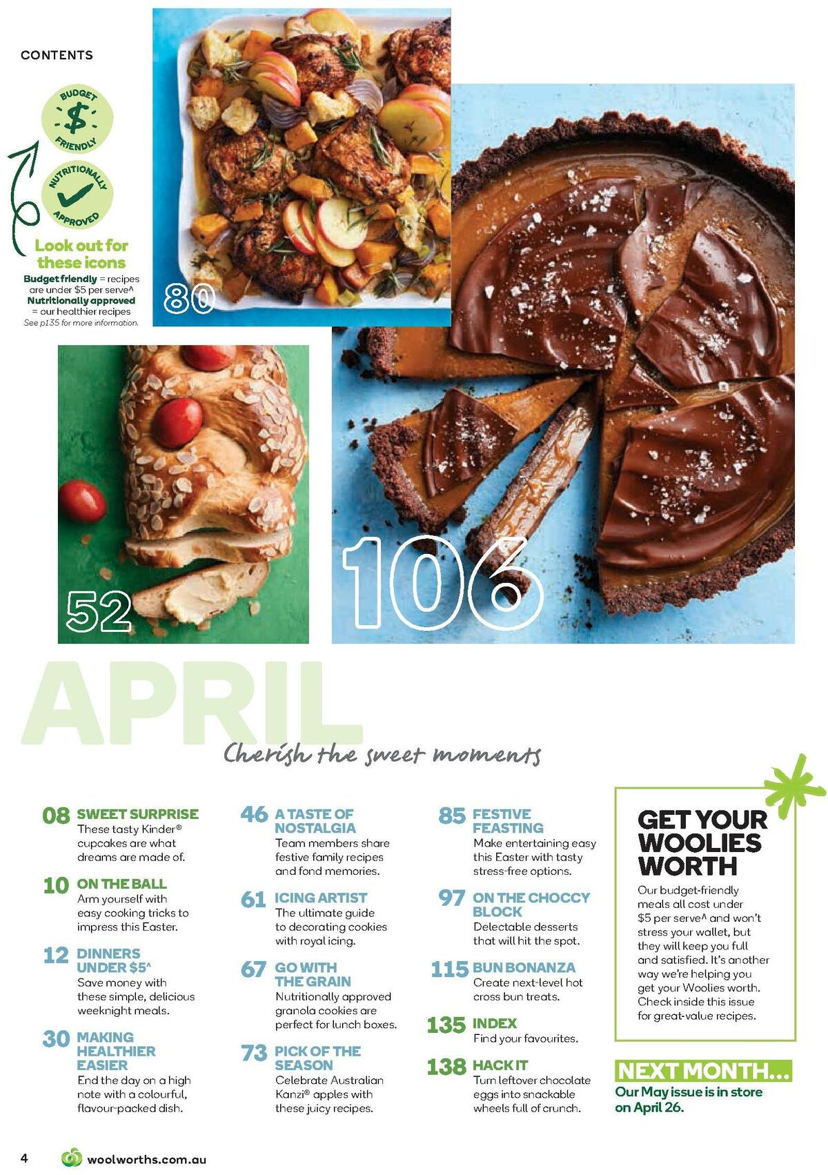 Woolworths Magazine April Catalogues from 1 April