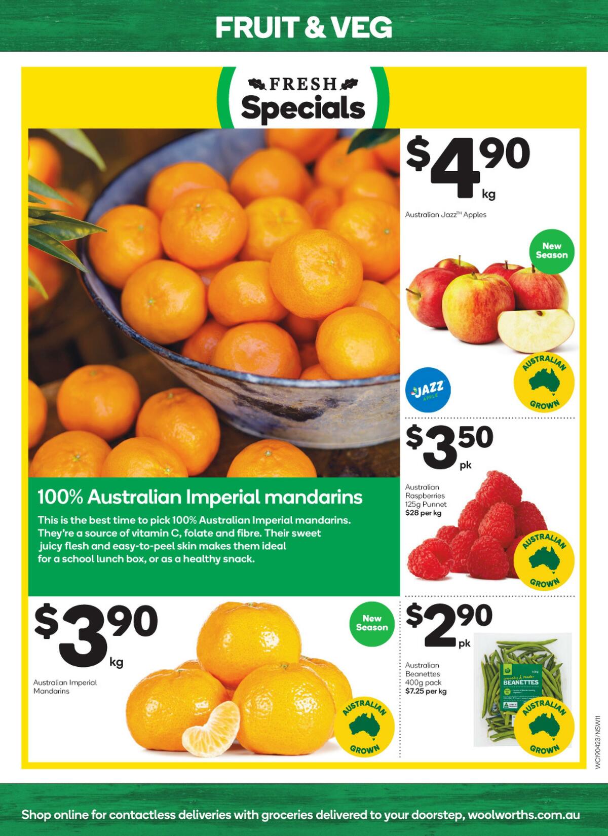 Woolworths Catalogues from 19 April