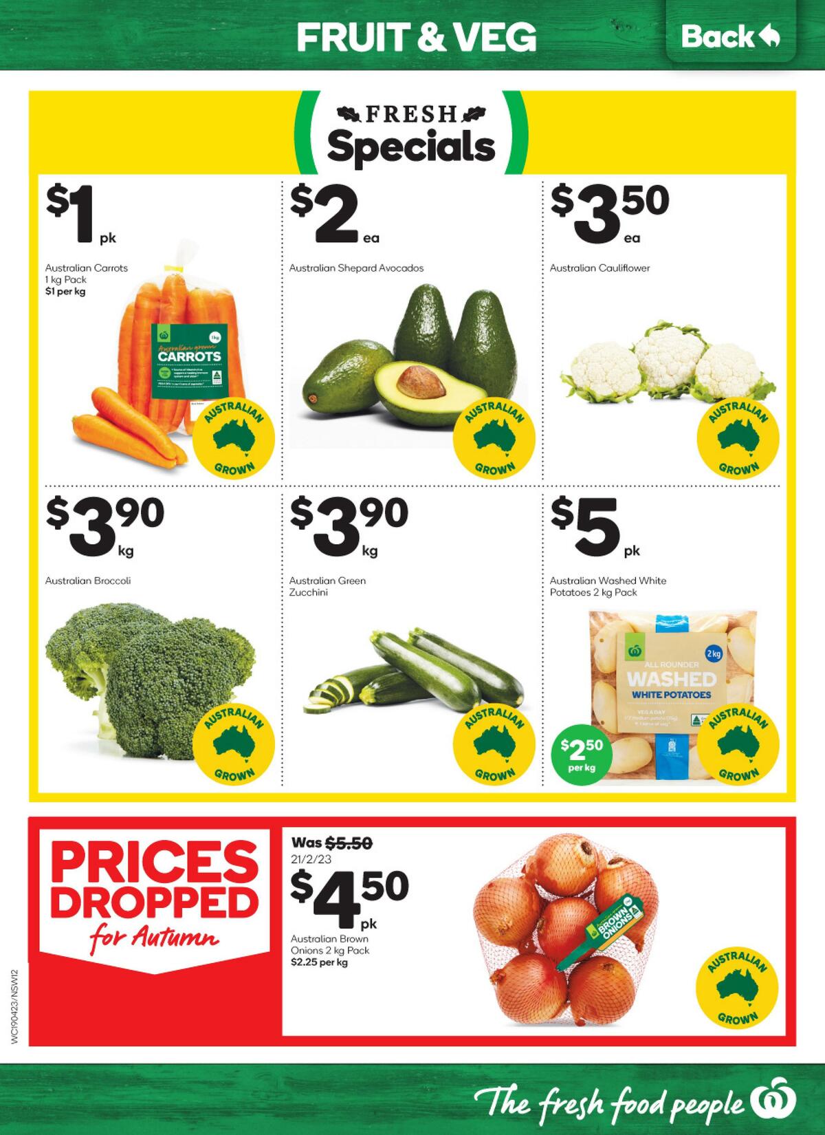 Woolworths Catalogues from 19 April