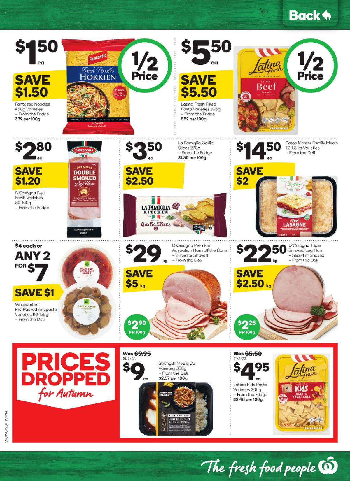 Woolworths Catalogues from 19 April