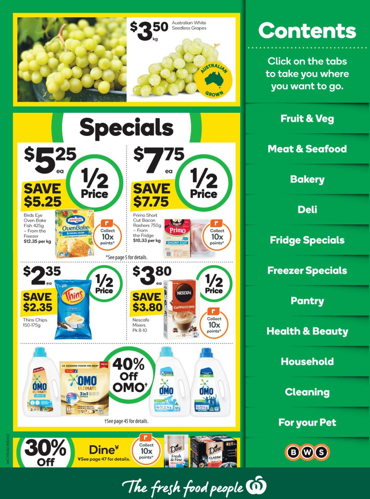 Woolworths Catalogues from 19 April