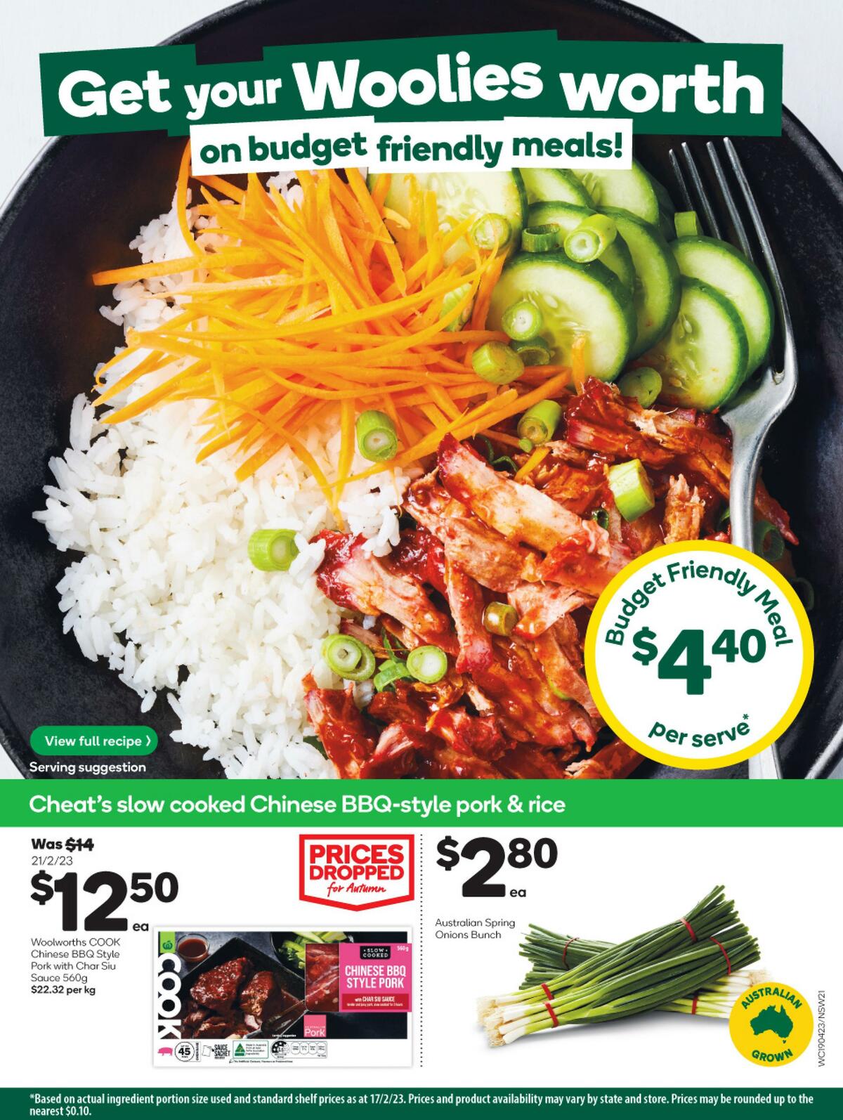 Woolworths Catalogues from 19 April