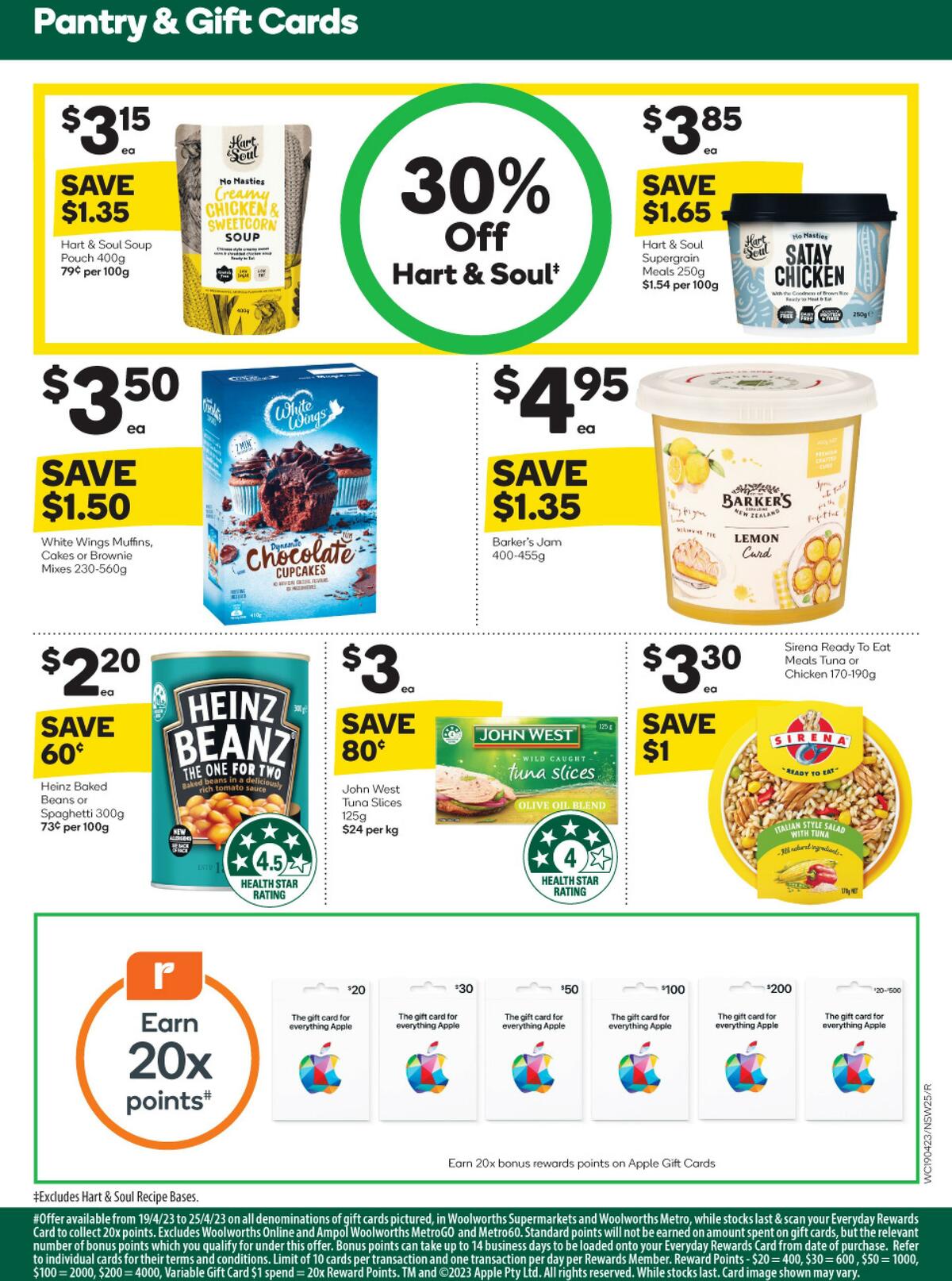 Woolworths Catalogues from 19 April