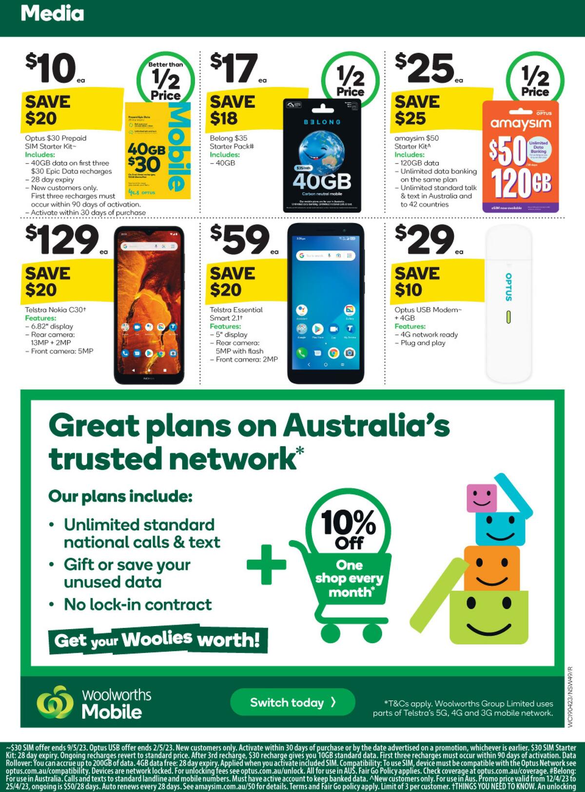 Woolworths Catalogues from 19 April