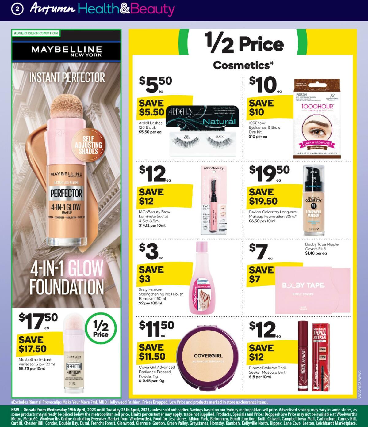 Woolworths Autumn Health & Beauty Catalogues from 19 April