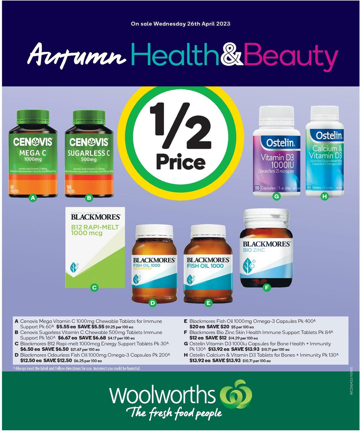 Woolworths Autumn Health & Beauty Catalogues from 26 April
