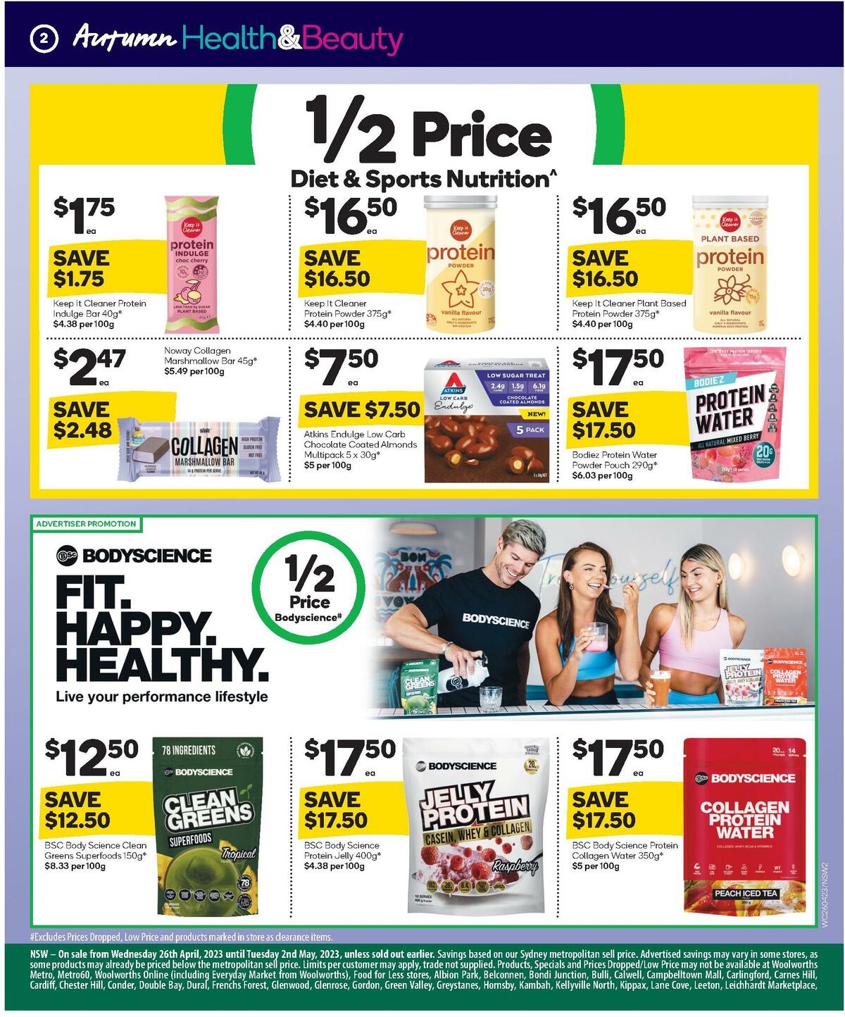 Woolworths Autumn Health & Beauty Catalogues from 26 April