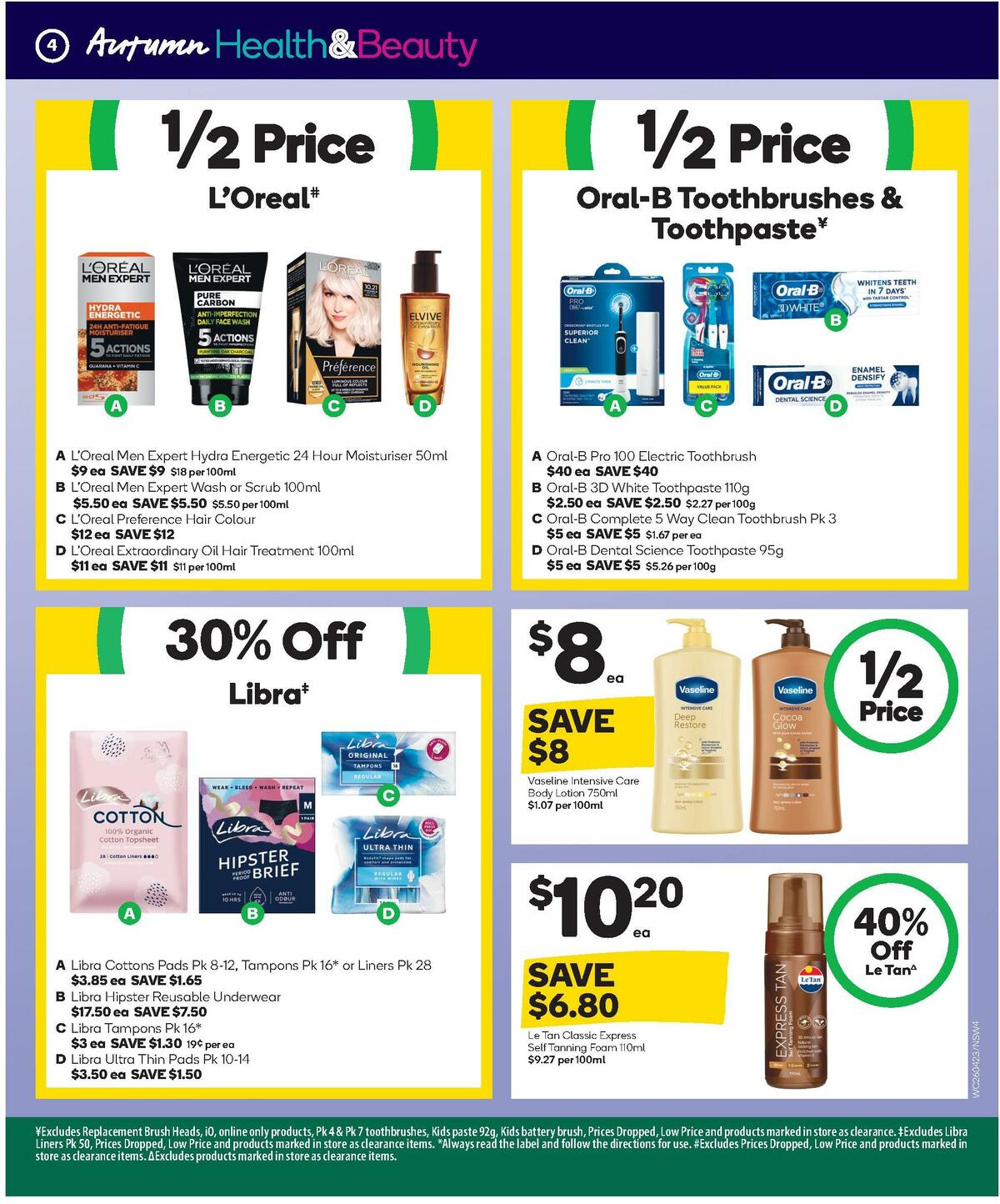 Woolworths Autumn Health & Beauty Catalogues from 26 April
