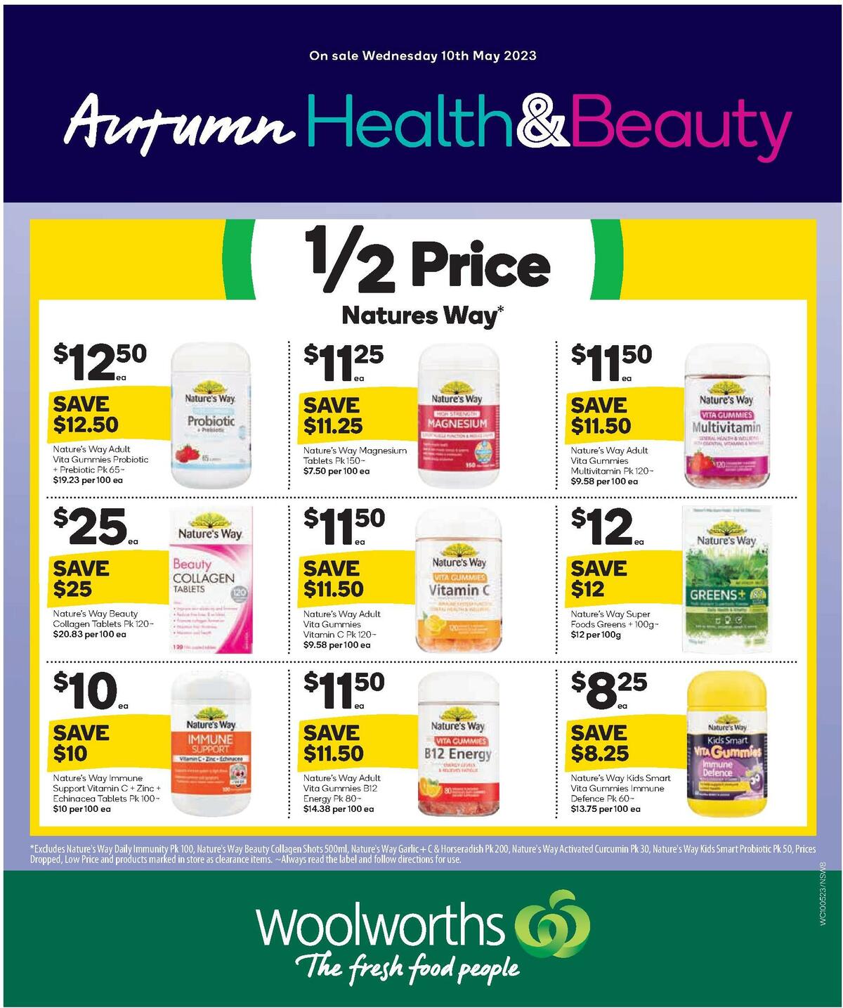 Woolworths Autumn Health & Beauty Catalogues from 10 May