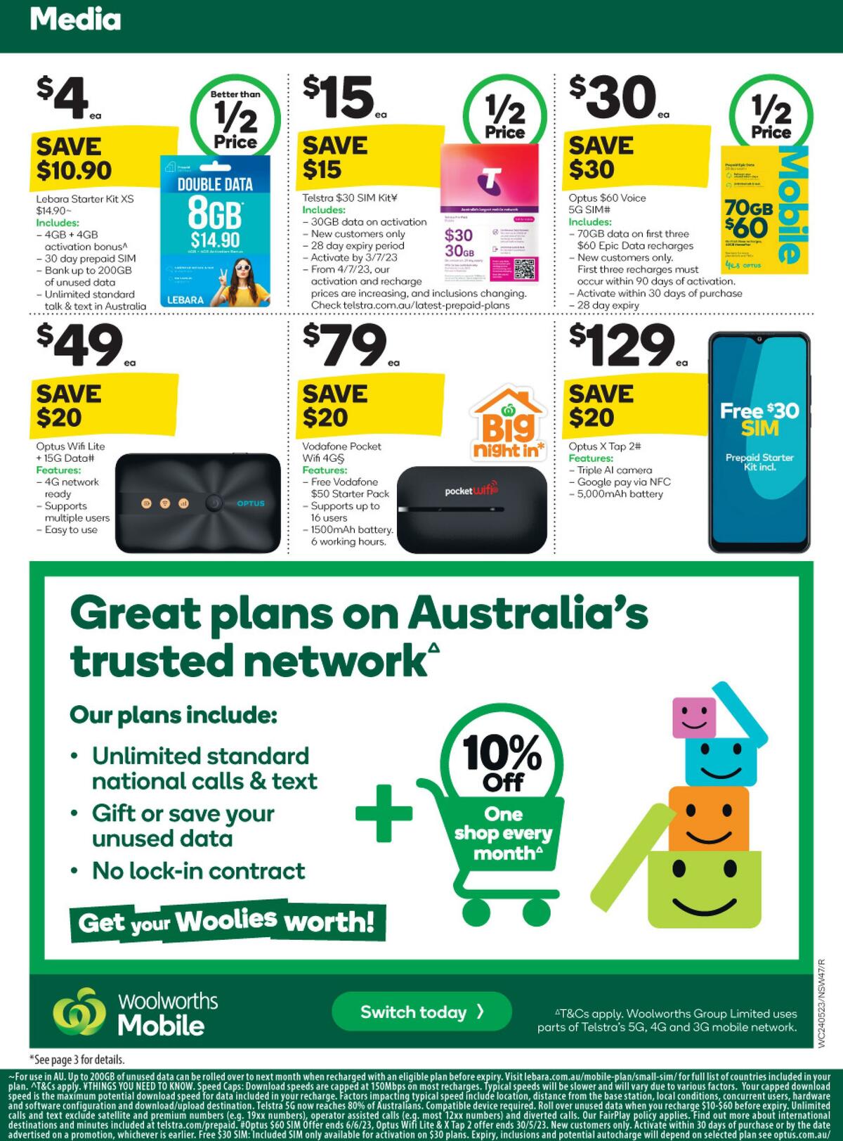 Woolworths Catalogues from 24 May