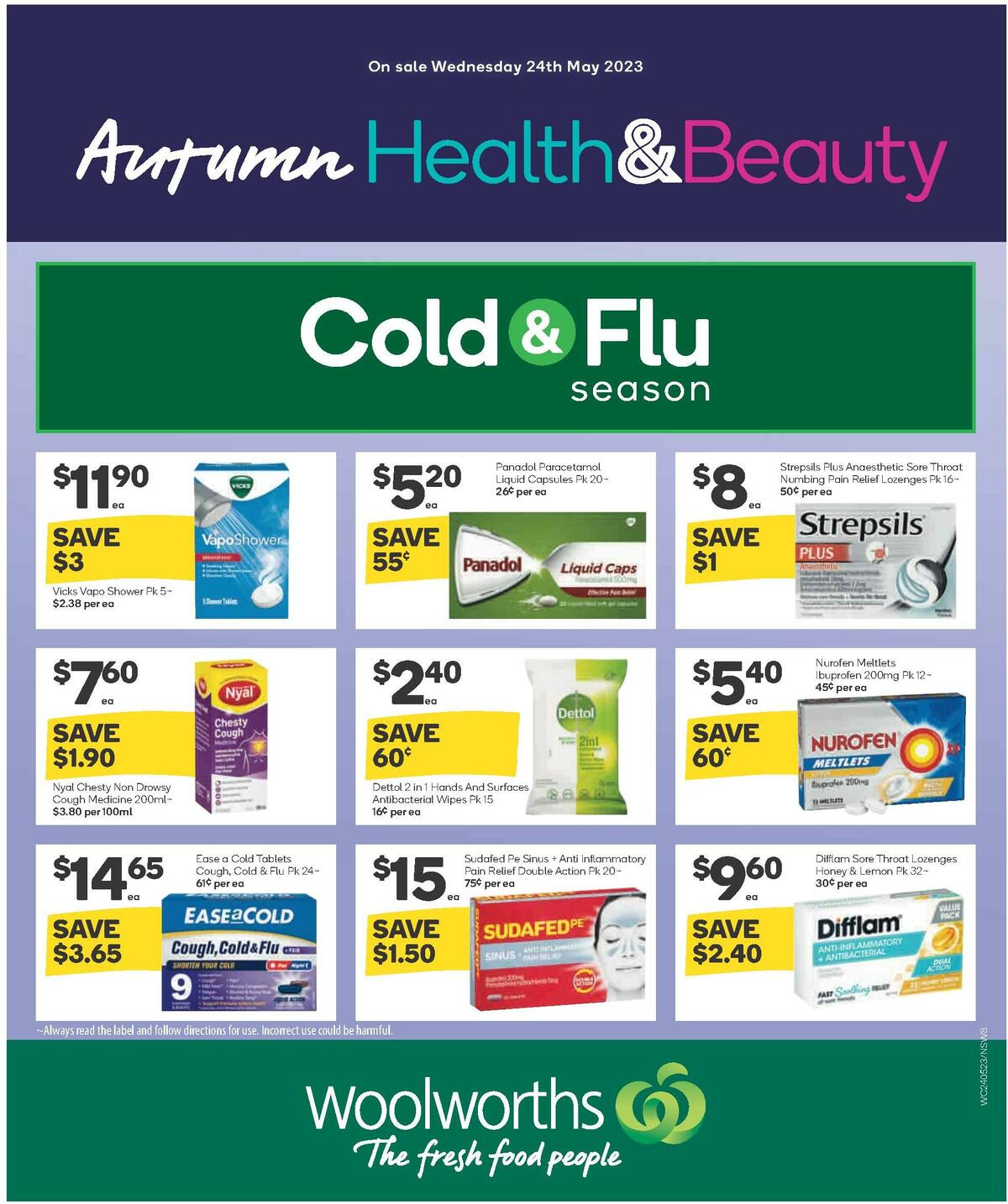 Woolworths Autumn Health & Beauty Catalogues from 24 May