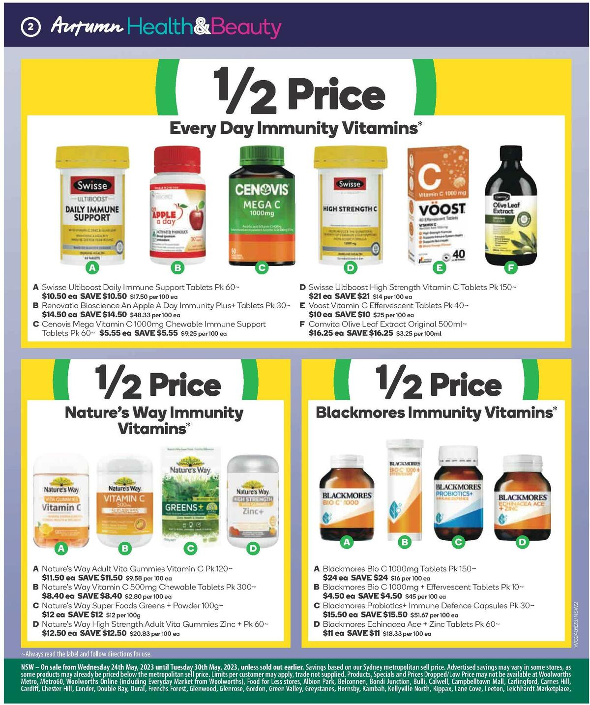 Woolworths Autumn Health & Beauty Catalogues from 24 May