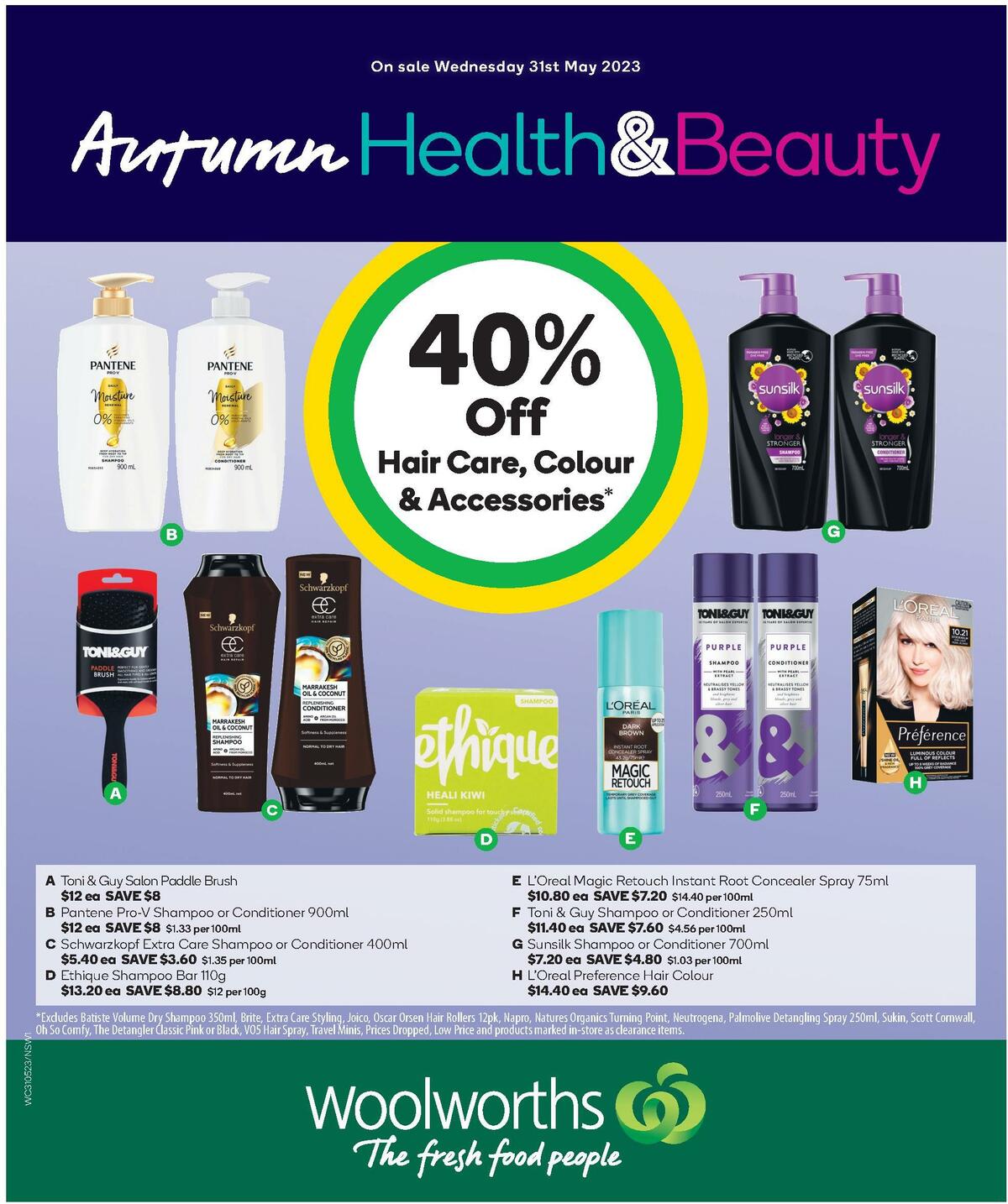 Woolworths Autumn Health & Beauty Catalogues from 31 May