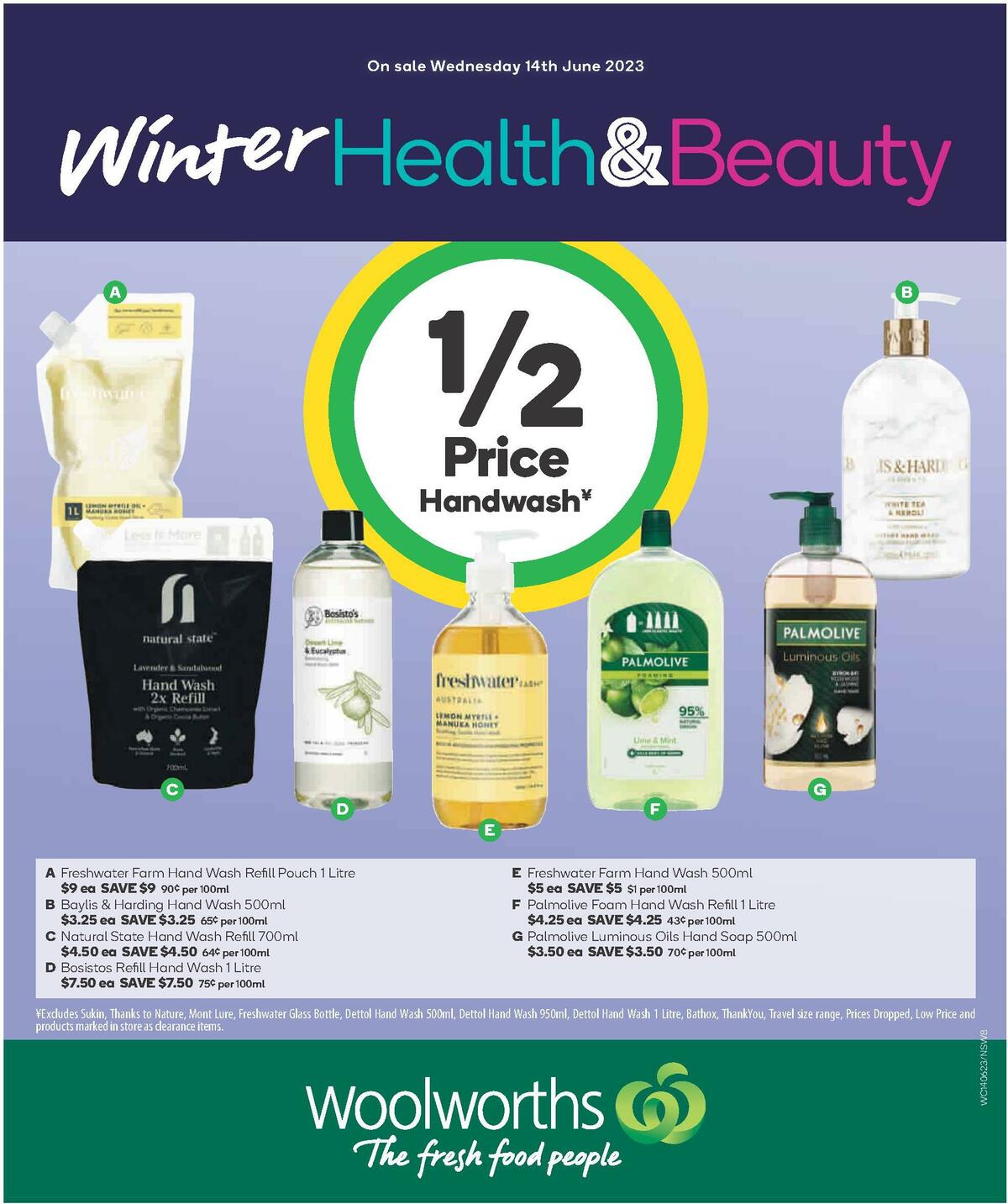 Woolworths Winter Health & Beauty Catalogues from 14 June