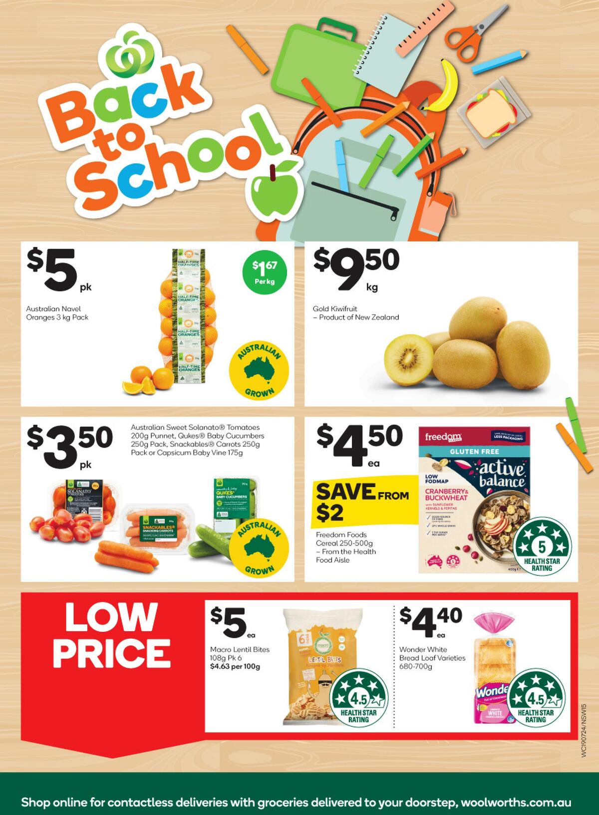 Woolworths Catalogues from 19 July