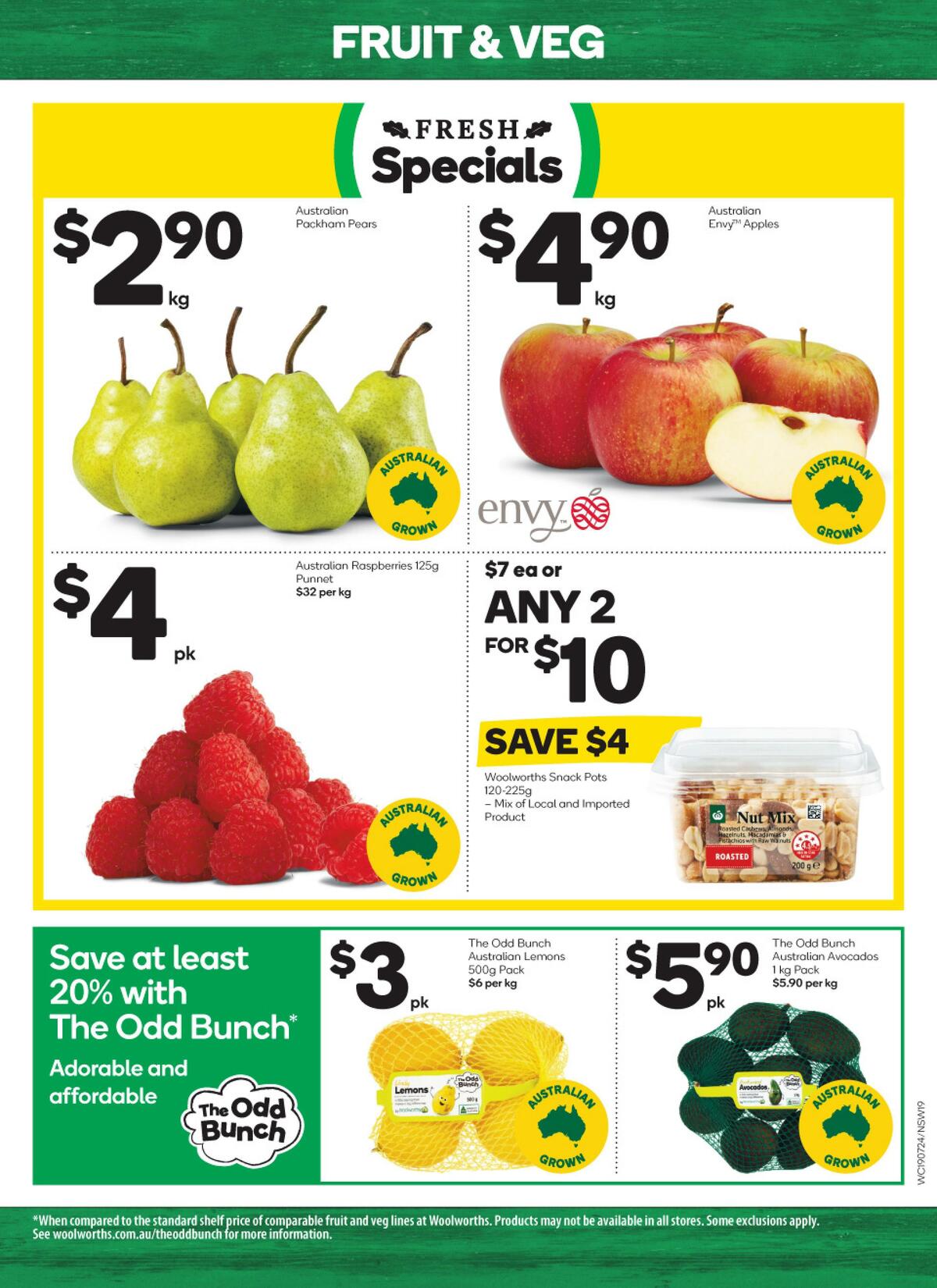 Woolworths Catalogues from 19 July