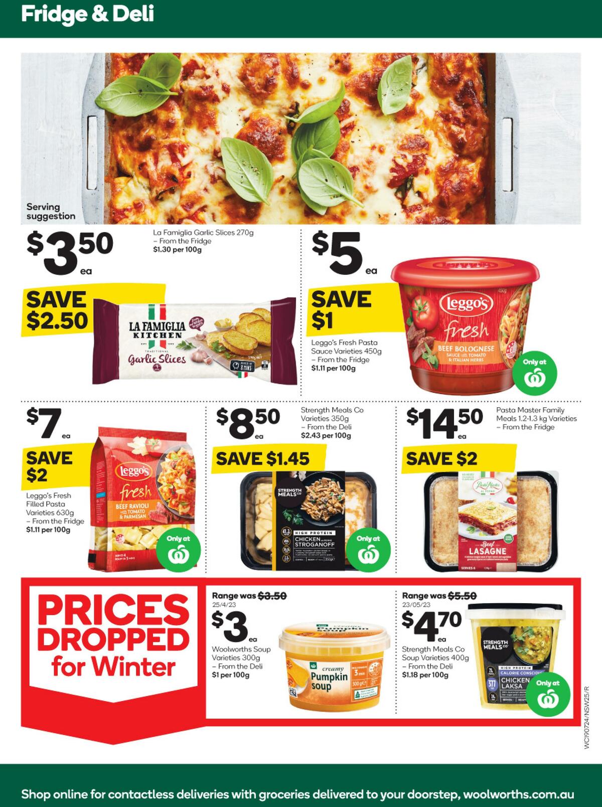 Woolworths Catalogues from 19 July
