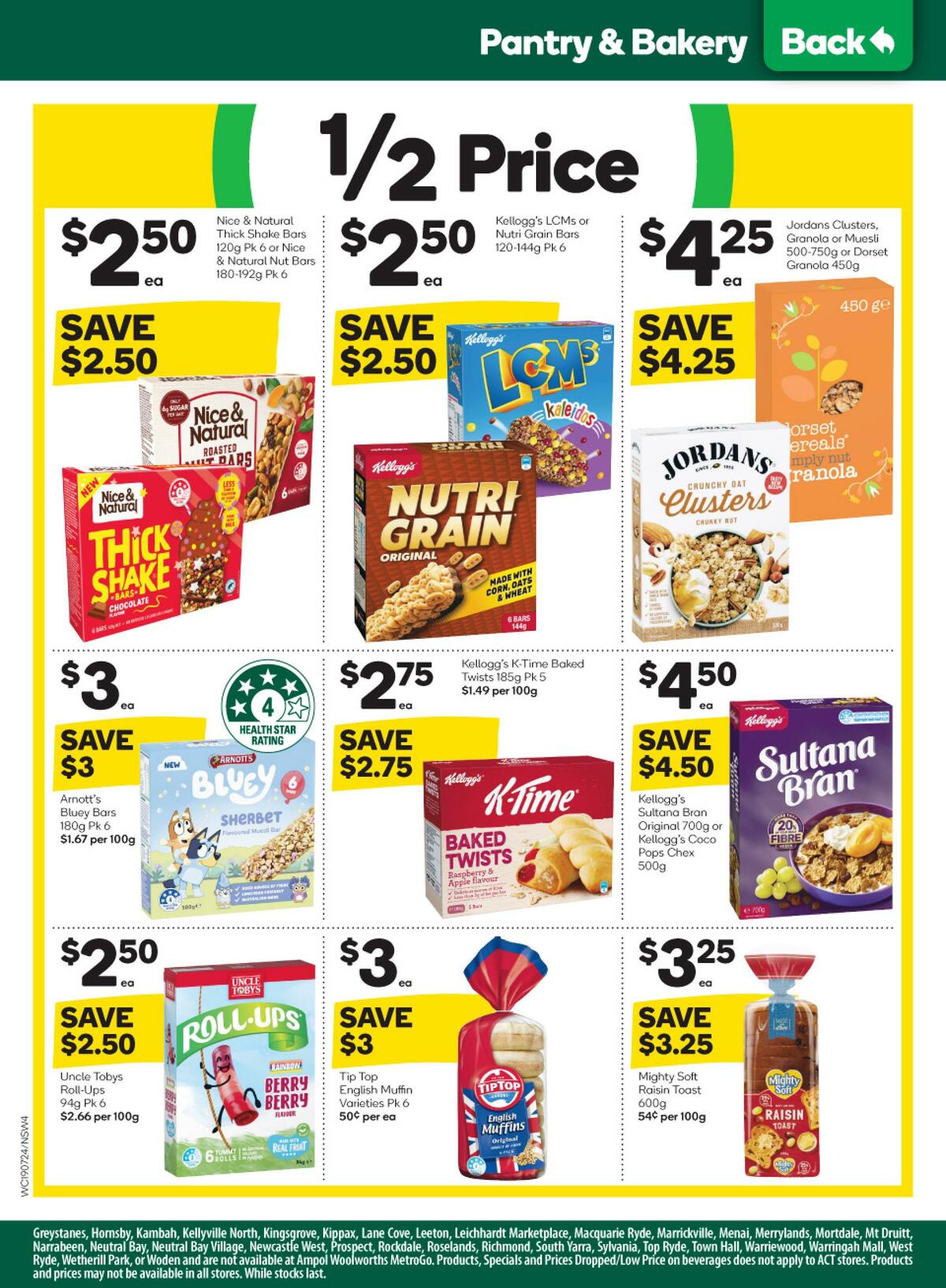 Woolworths Catalogues from 19 July