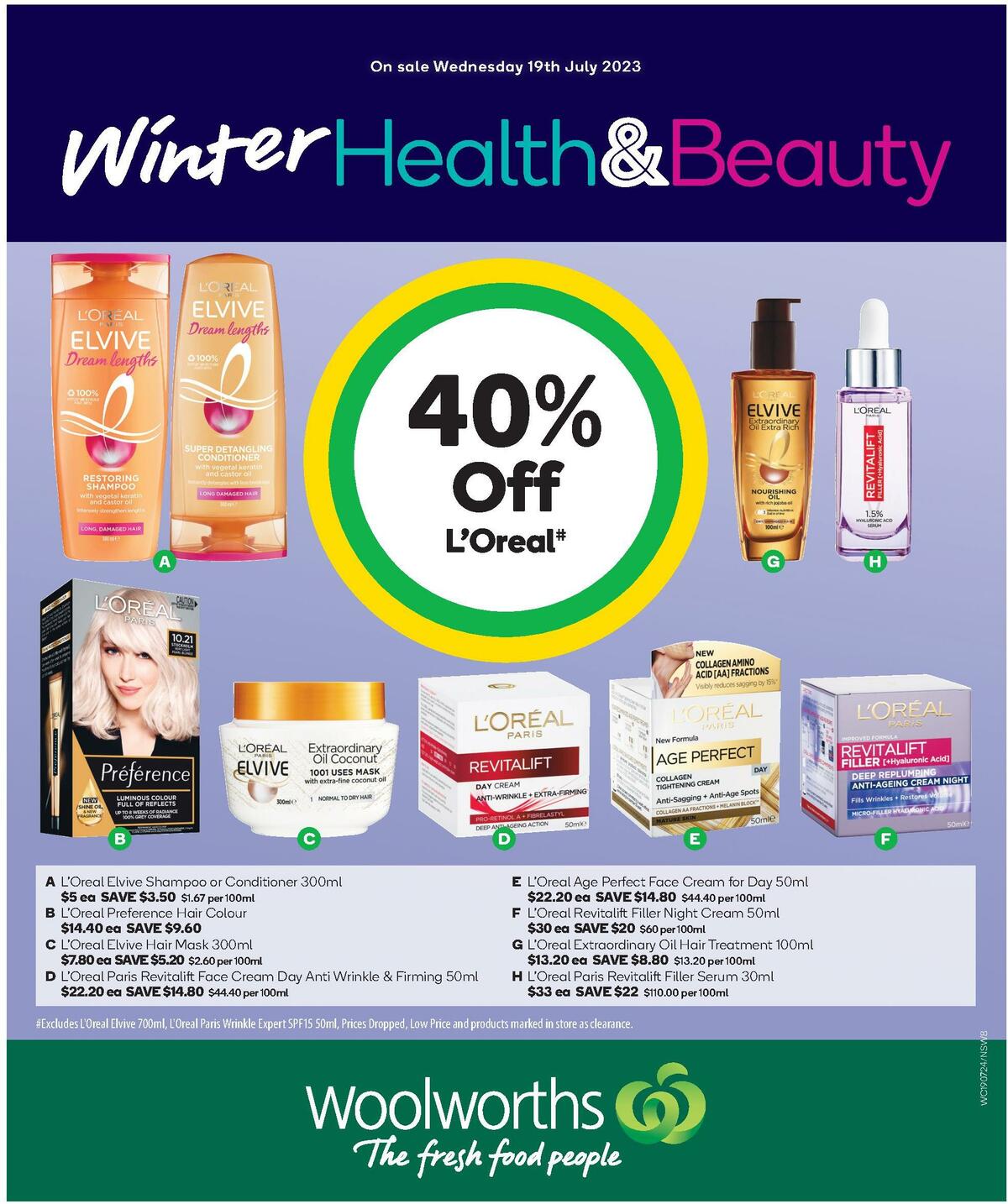 Woolworths Winter Health & Beauty Catalogues from 19 July