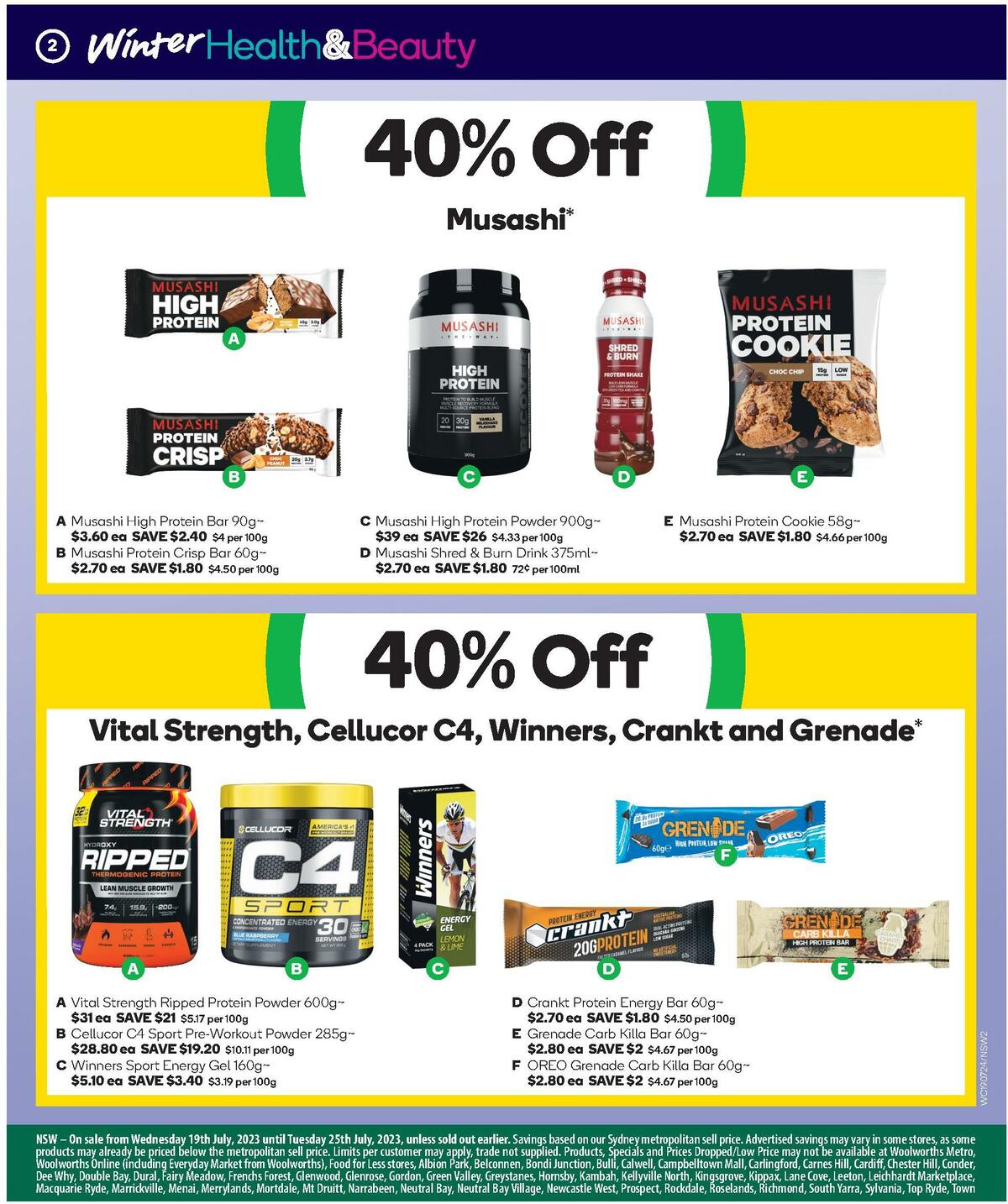 Woolworths Winter Health & Beauty Catalogues from 19 July