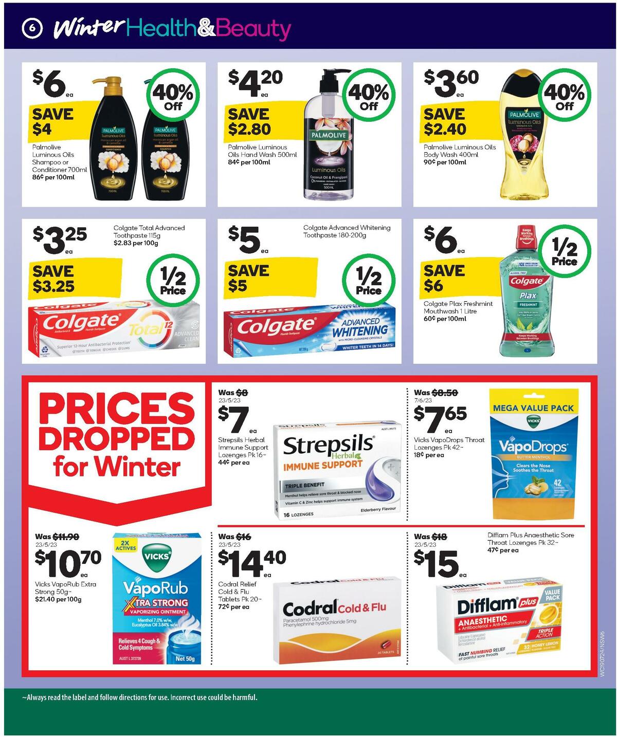 Woolworths Winter Health & Beauty Catalogues from 19 July