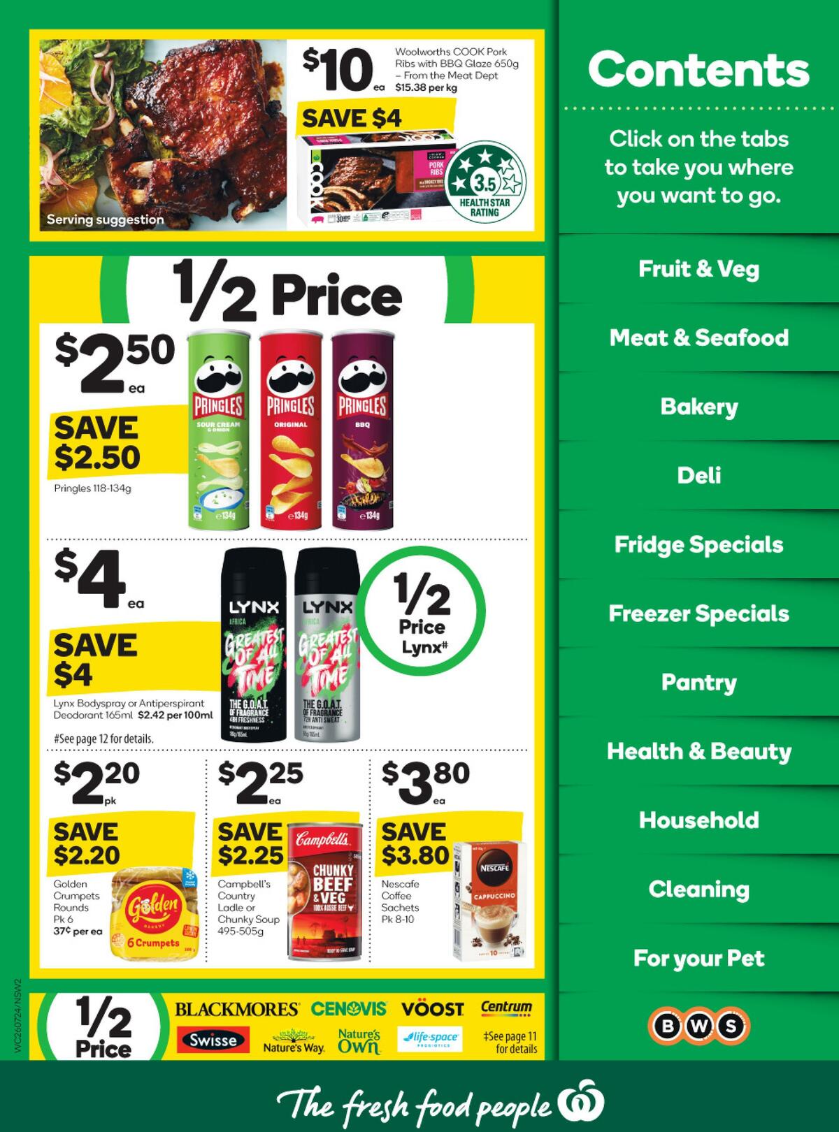 Woolworths Catalogues from 26 July