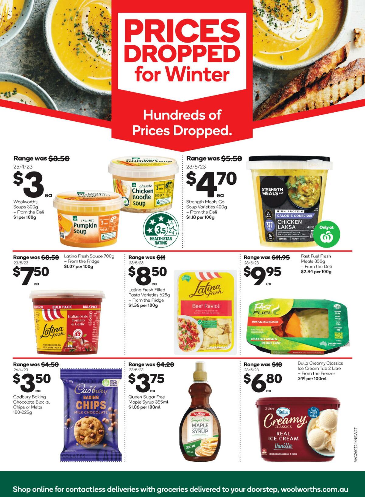 Woolworths Catalogues from 26 July